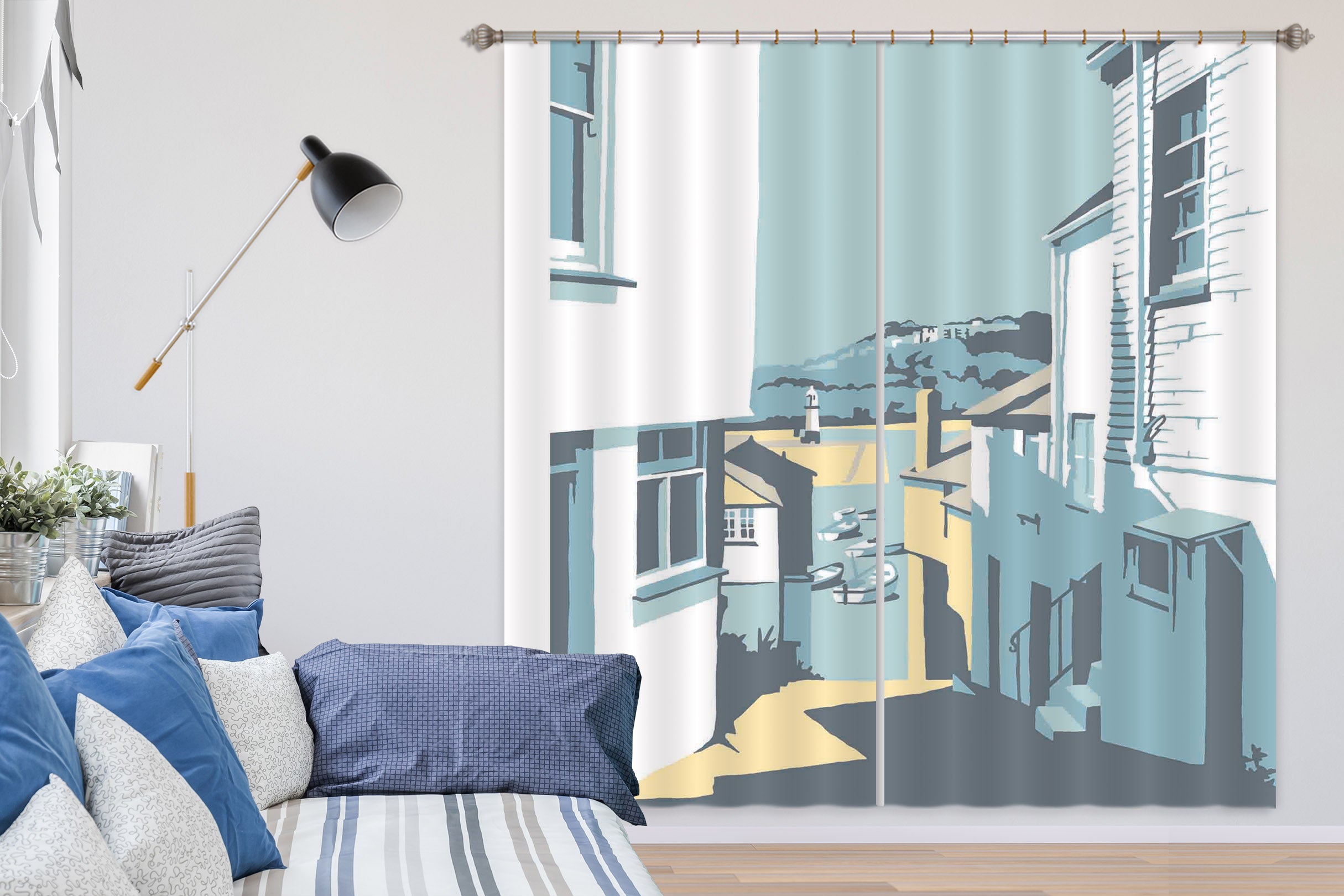 3D Street 157 Steve Read Curtain Curtains Drapes