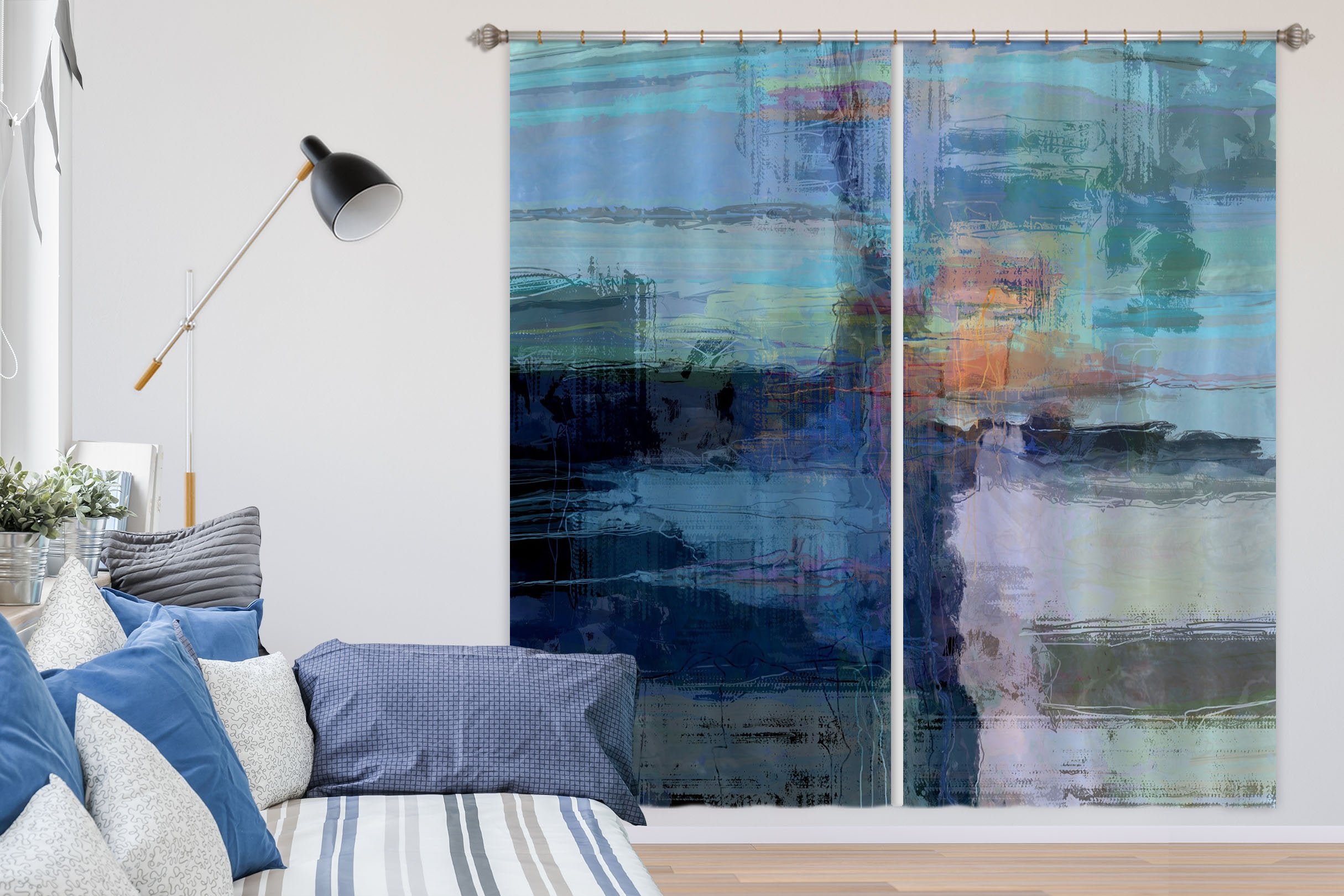 3D Black Smoke 041 Michael Tienhaara Curtain Curtains Drapes Wallpaper AJ Wallpaper