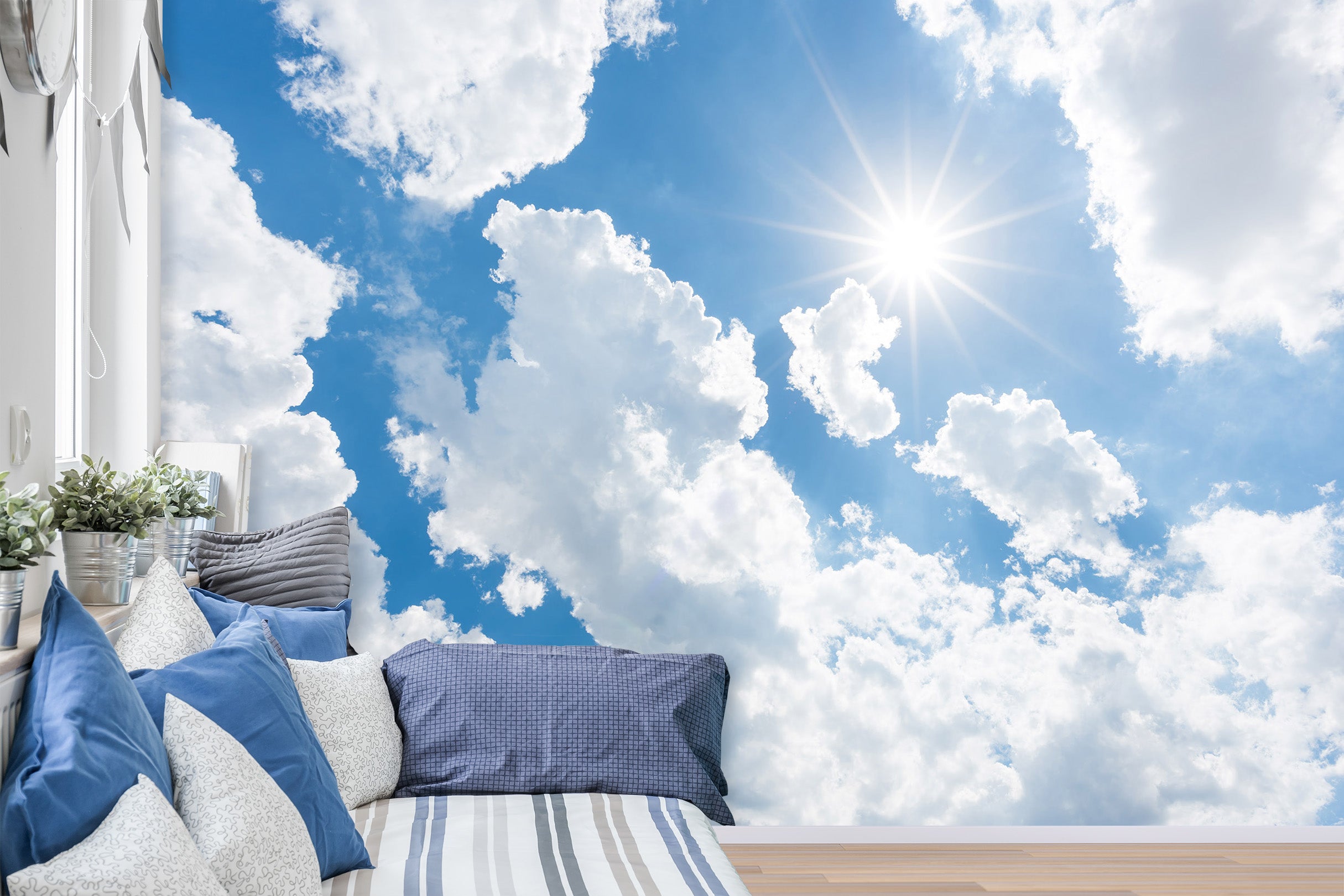 3D Clear Sky 1456 Wall Murals