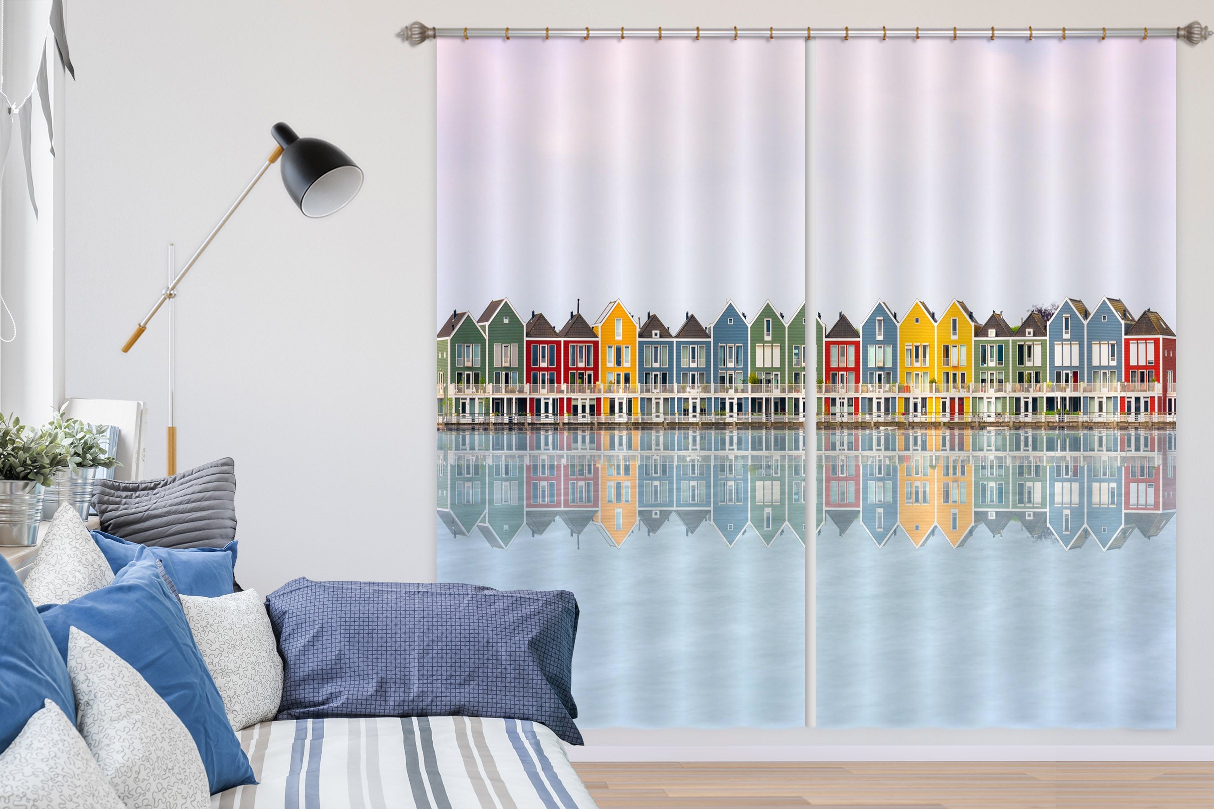 3D Color Building 063 Marco Carmassi Curtain Curtains Drapes