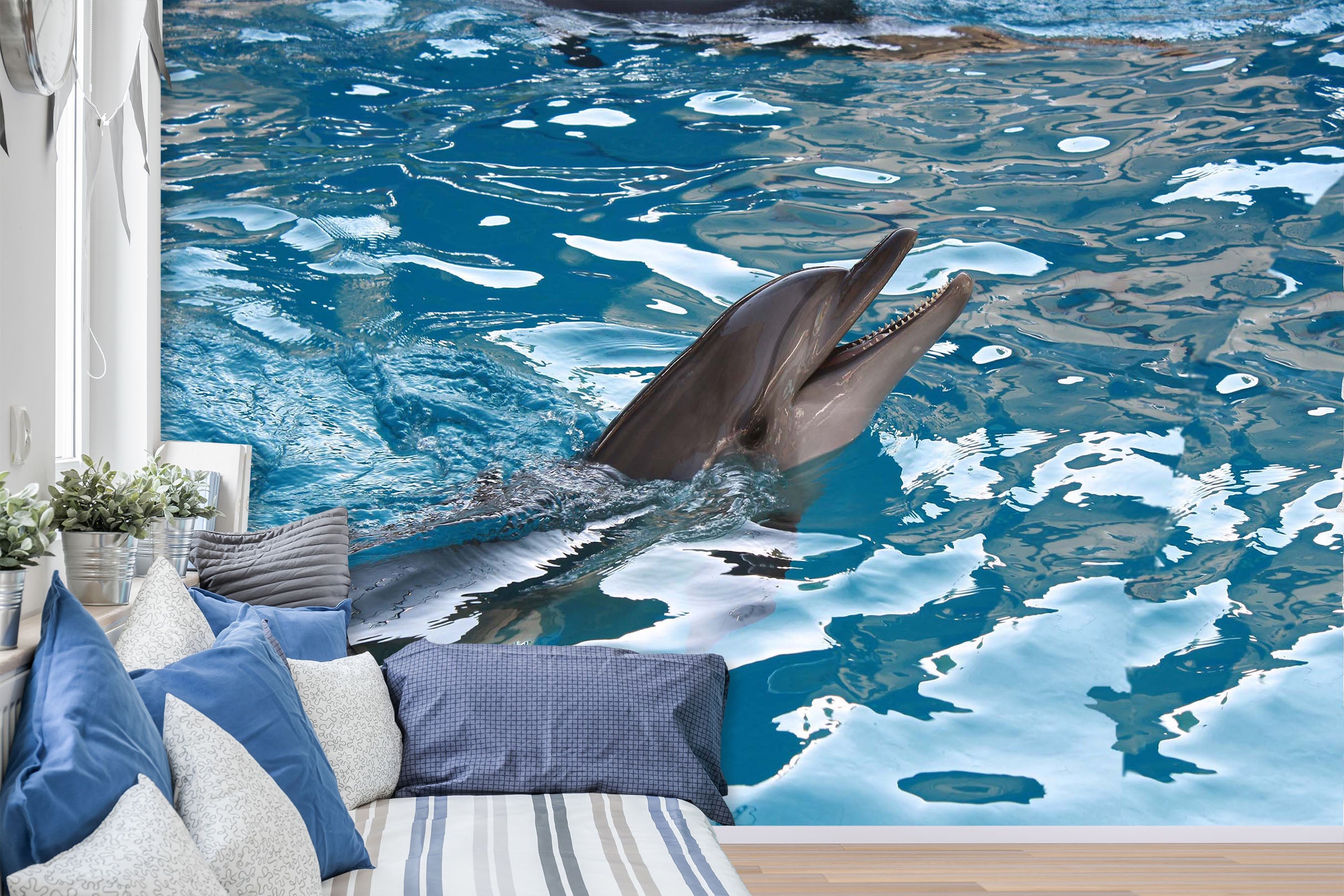 3D Dolphin 1489 Wall Murals
