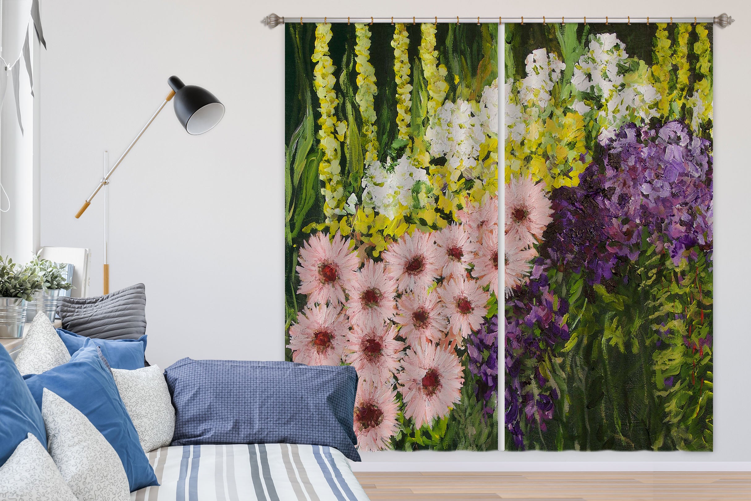 3D Flower Dance 2115 Allan P. Friedlander Curtain Curtains Drapes