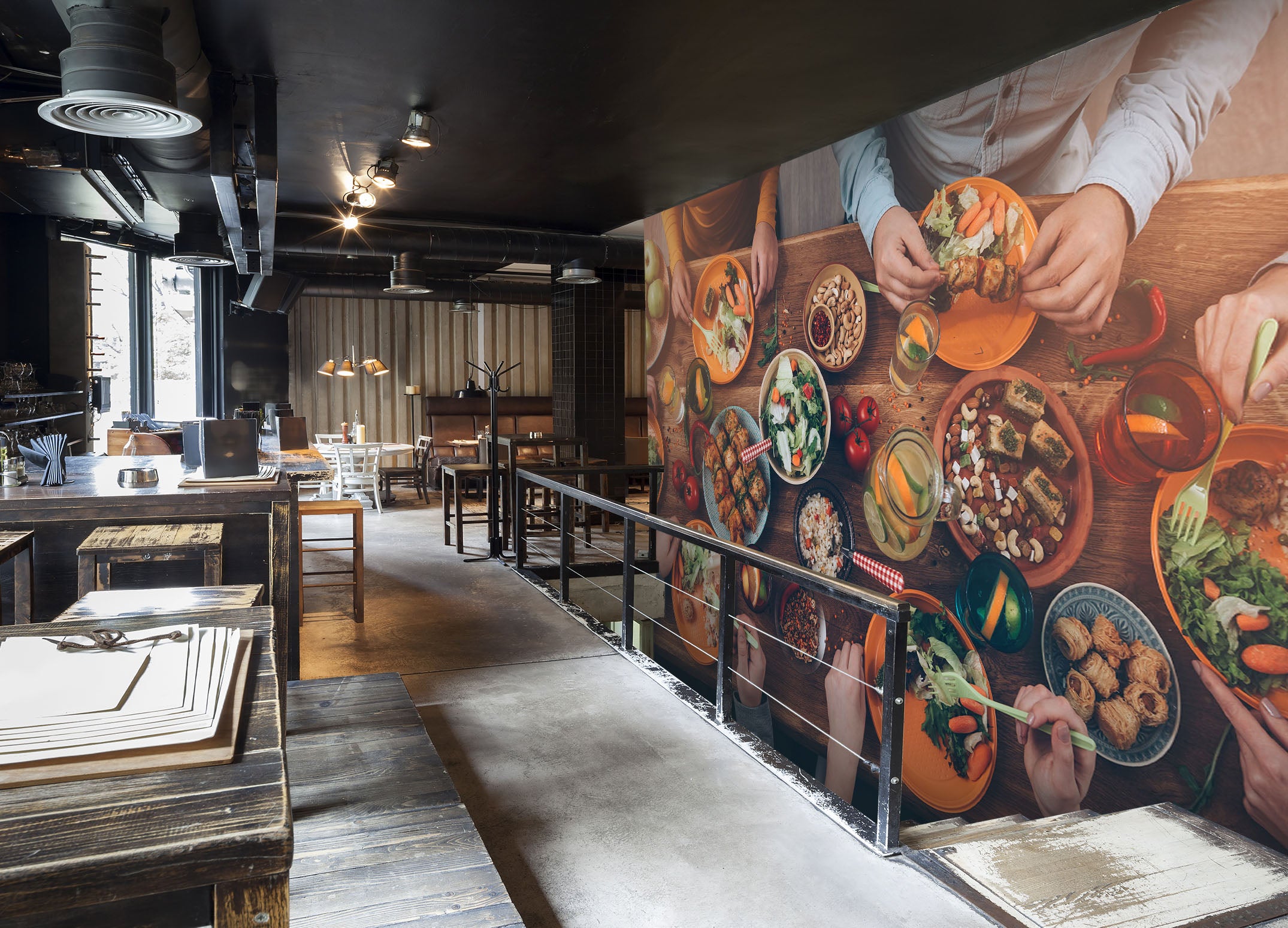 3D Tasting Food 338 Wall Murals