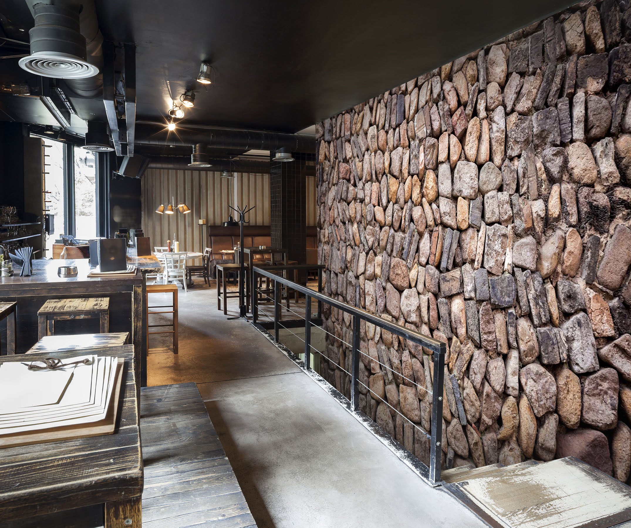 3D Stone Wall 1933 Wall Murals