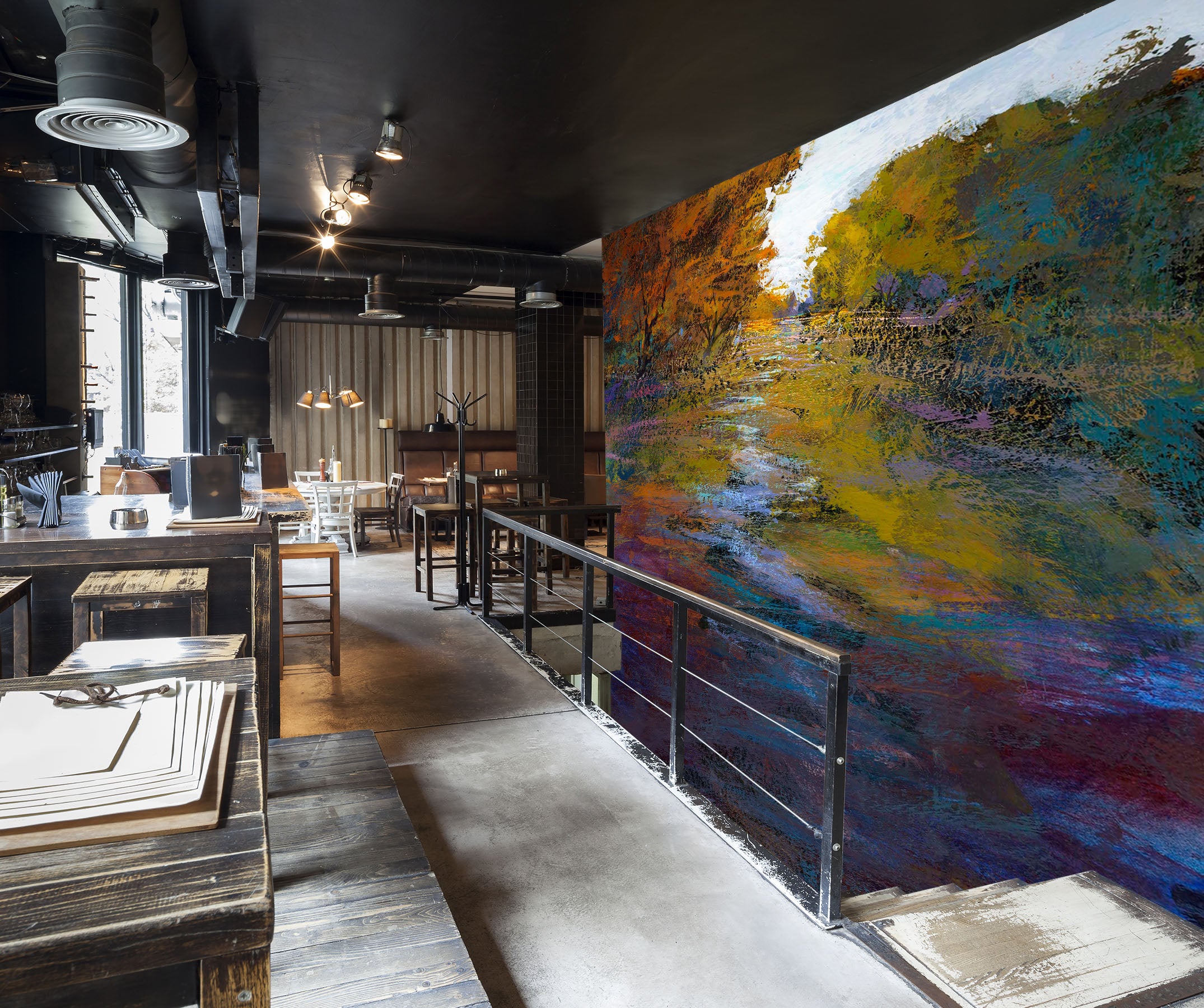 3D Stone Stream 1539 Michael Tienhaara Wall Mural Wall Murals