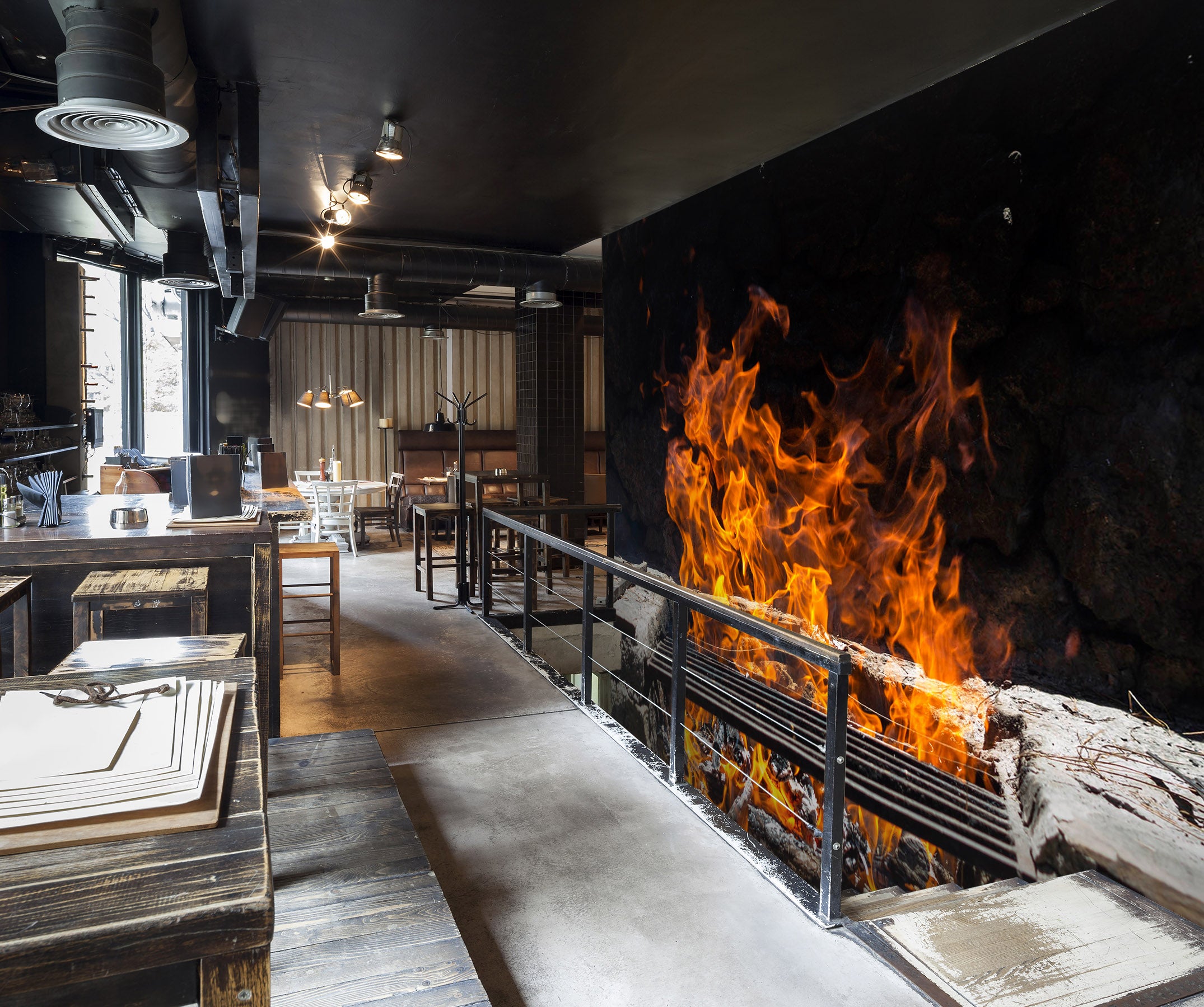 3D Flame 1415 Wall Murals