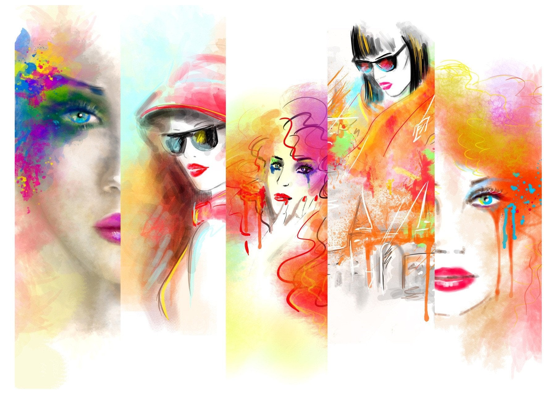 3D Fashion Woman 244 Wallpaper AJ Wallpaper