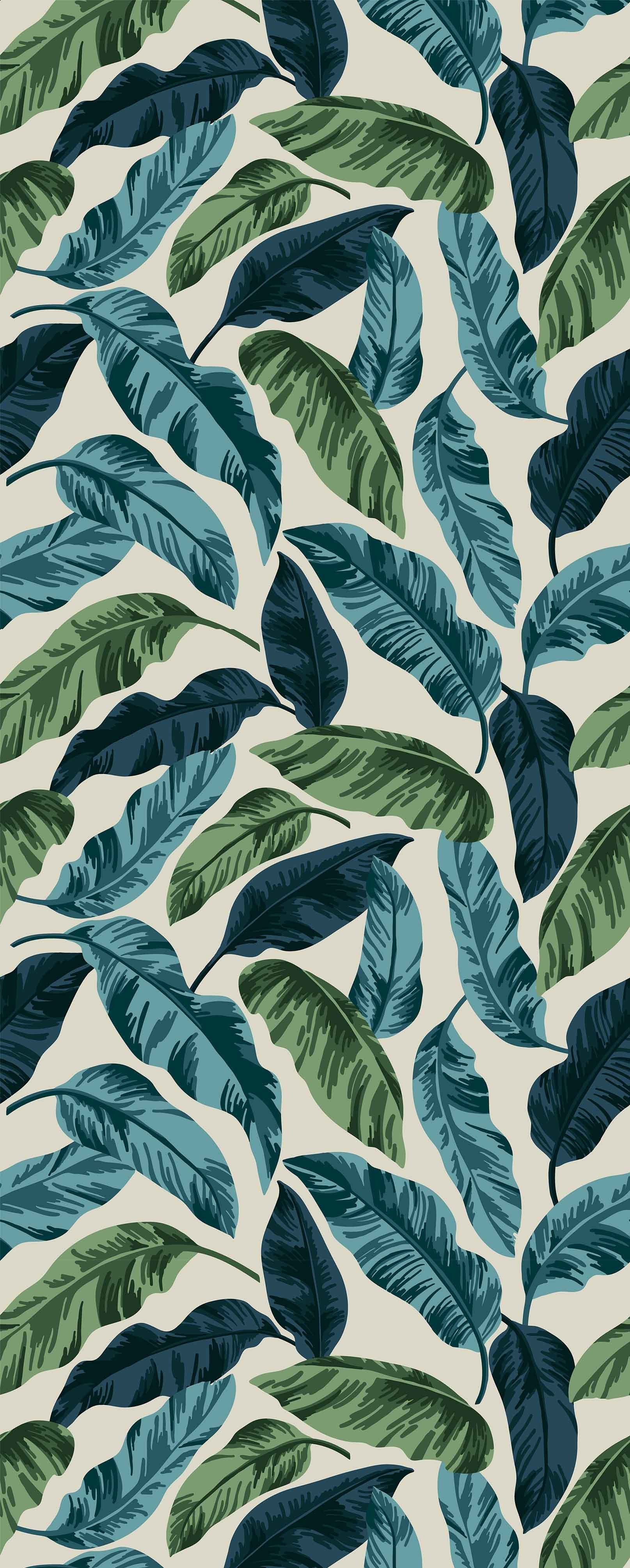 3D Leaves Pattern 1158 Stair Risers Wallpaper AJ Wallpaper