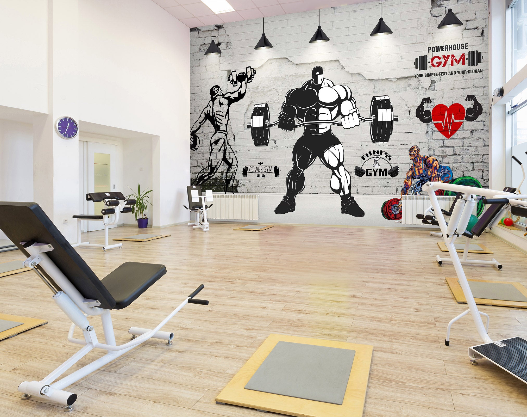 3D Steel Boy 242 Wall Murals