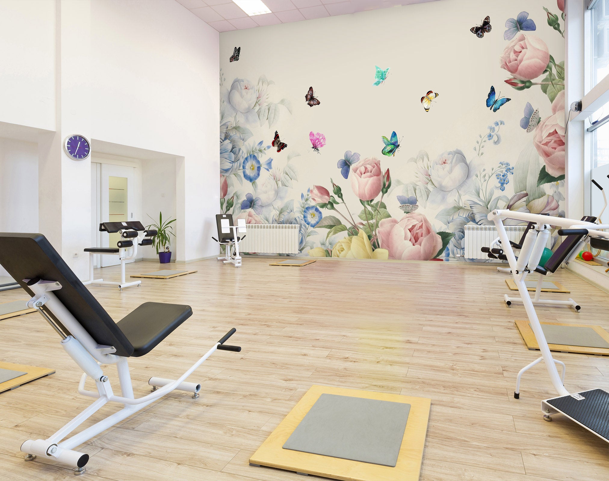 3D Fragrant Butterfly 092 Wall Murals