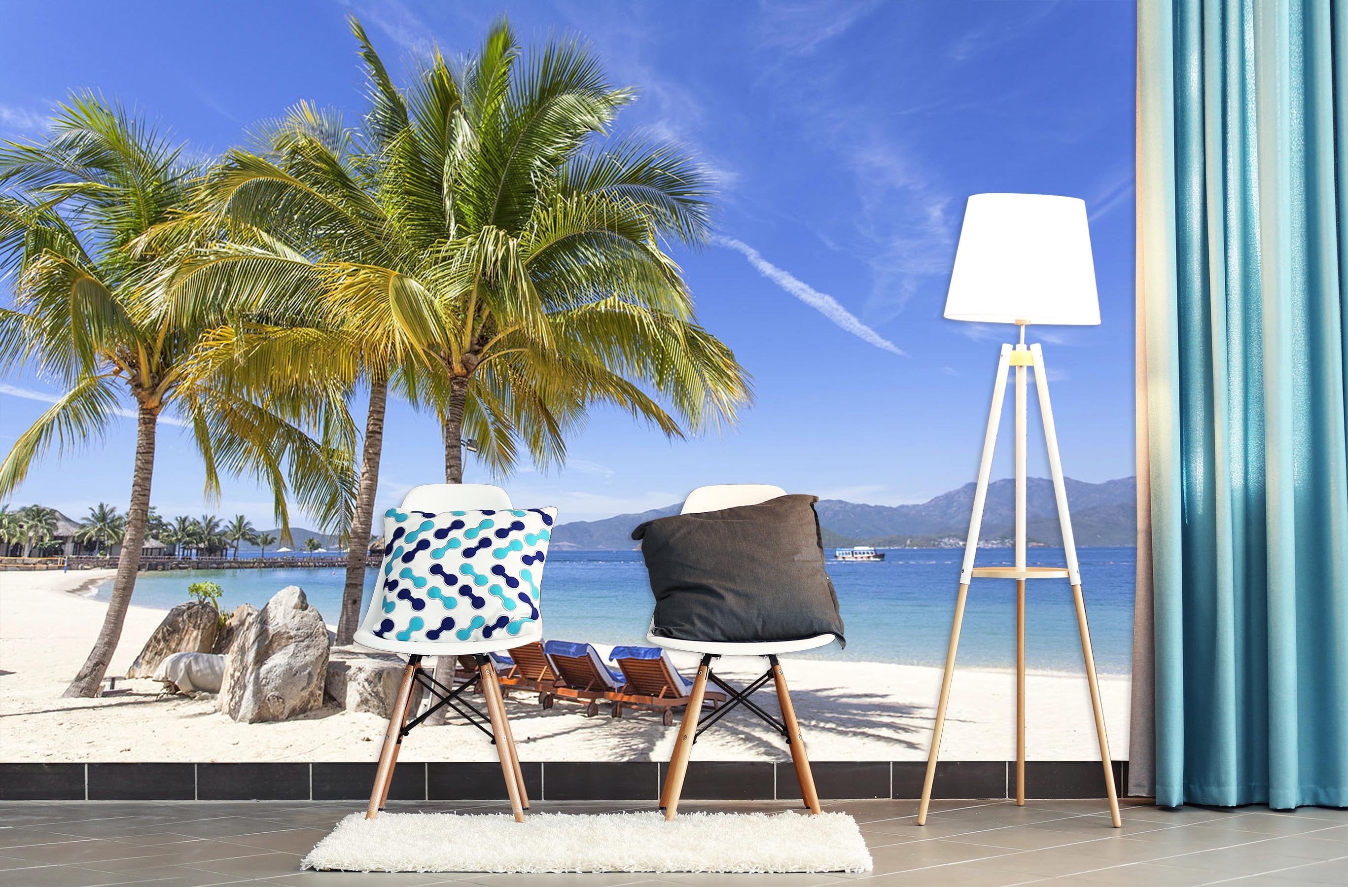 3D Sea Beach 697 Wallpaper AJ Wallpaper 2