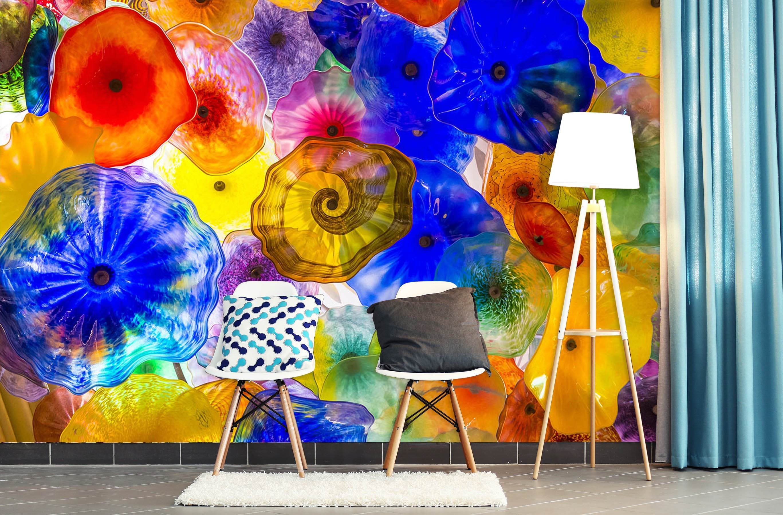 3D Colored Jellyfish 642 Wallpaper AJ Wallpaper 2