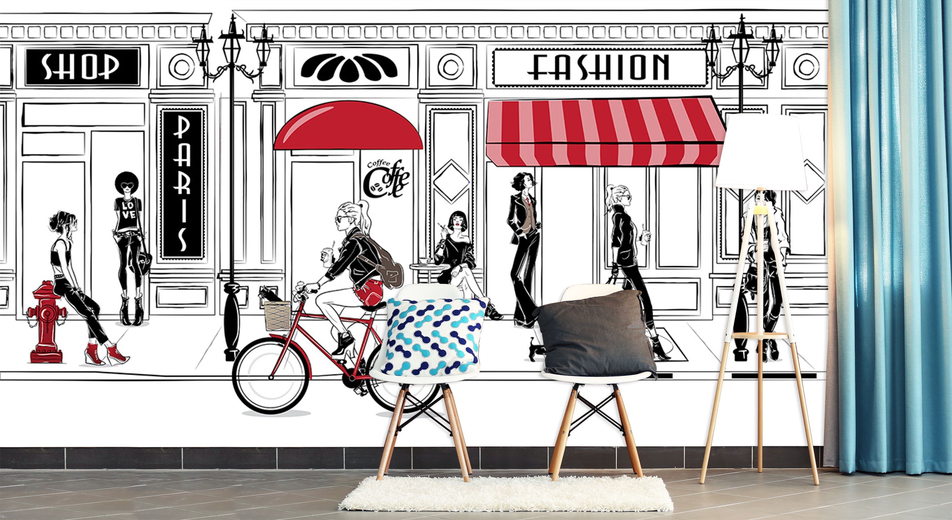 3D Suit Woman Bicycle 693 Wallpaper AJ Wallpaper 2