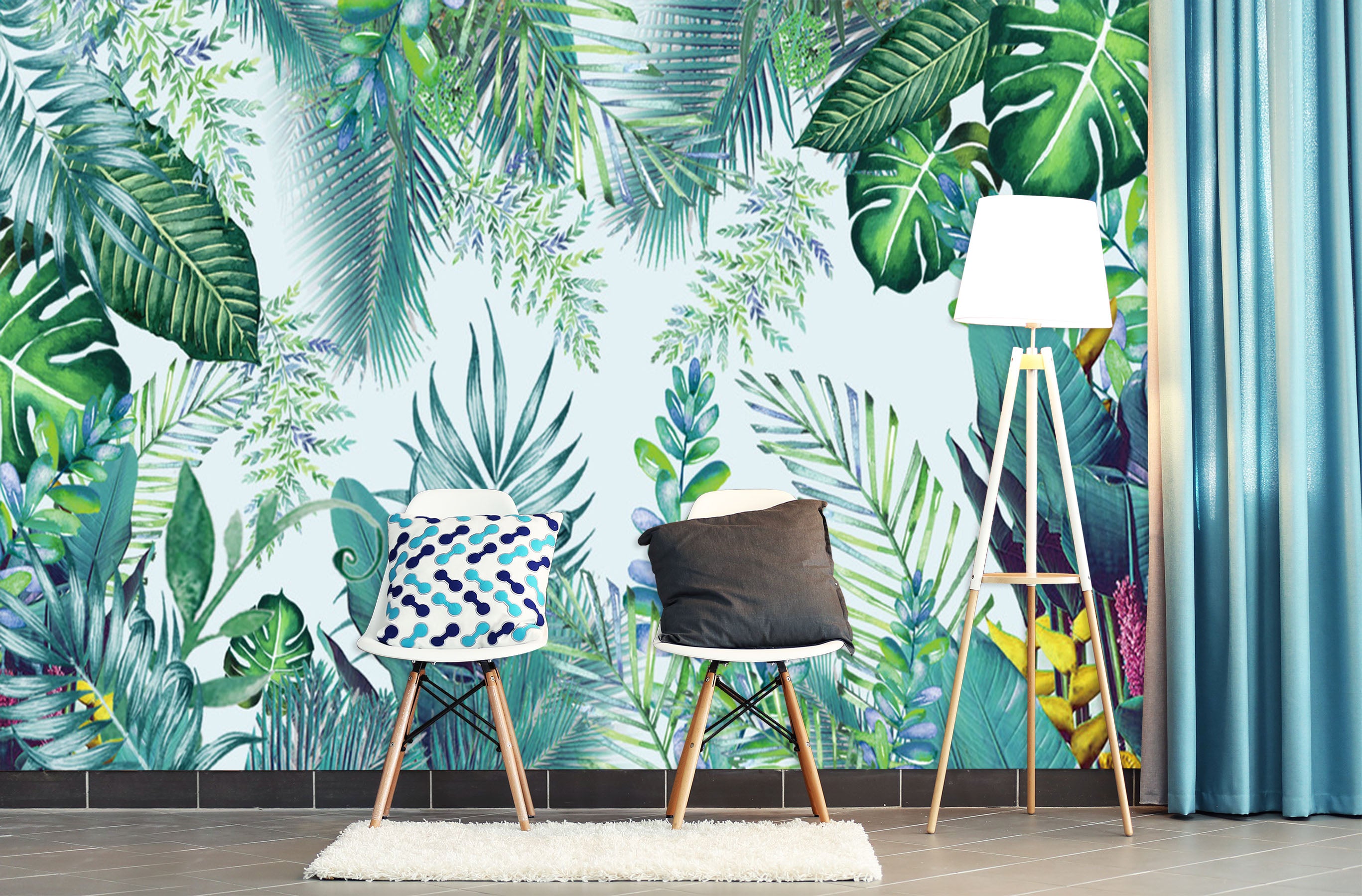 3D Leaf Pattern 1559 Wall Murals