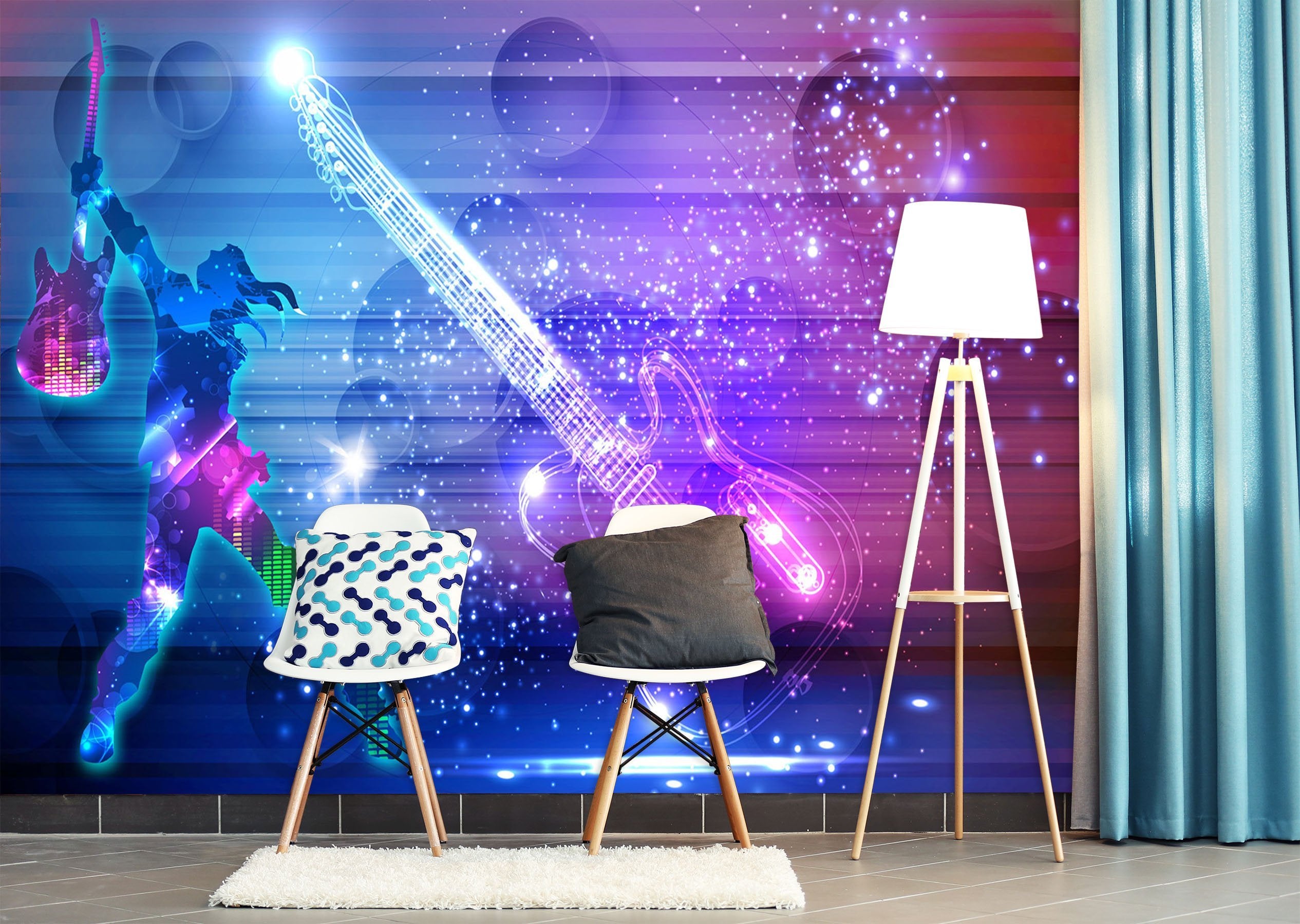 3D Fantasy Guitar 492 Wallpaper AJ Wallpaper 2