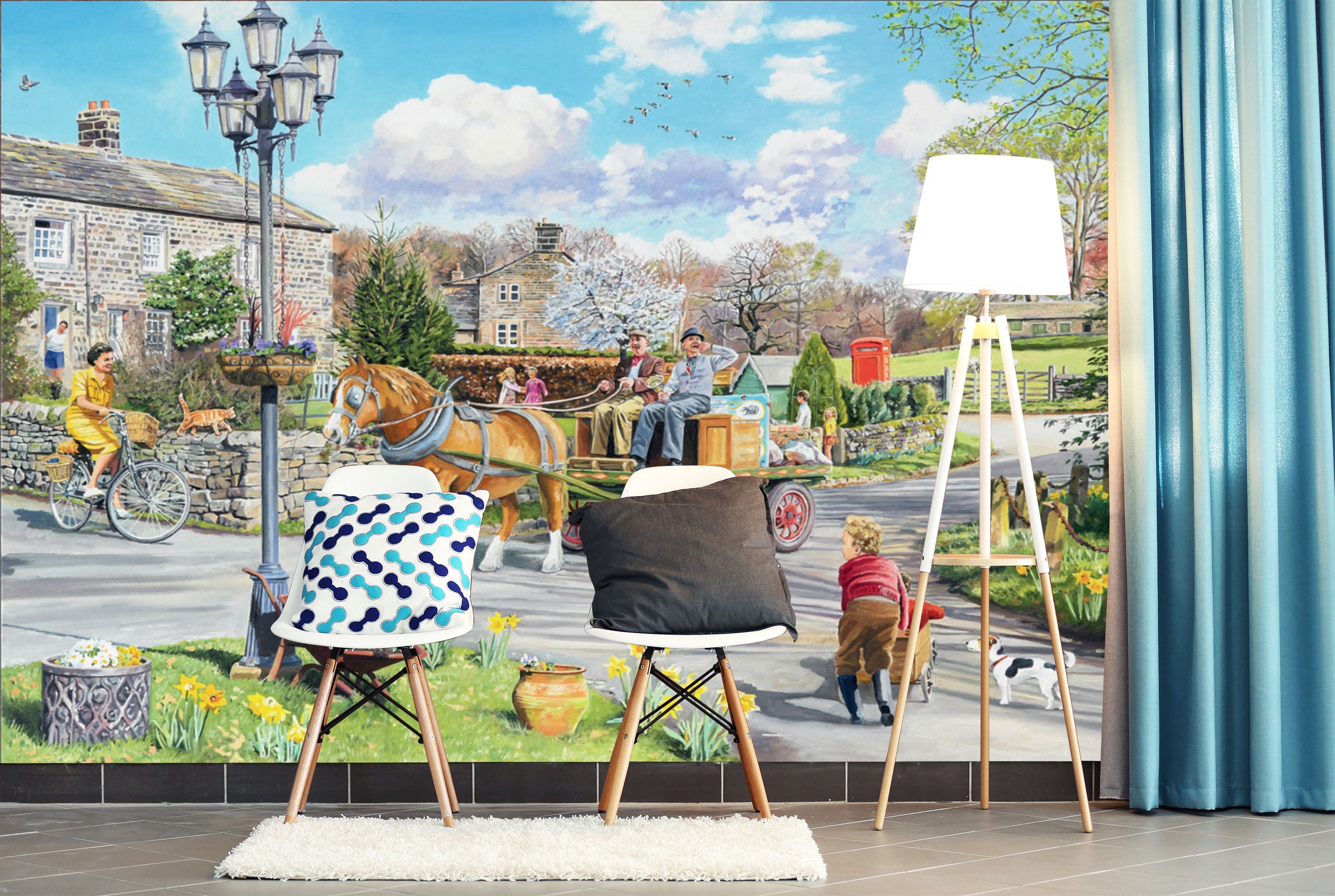 3D Carriage 1047 Trevor Mitchell Wall Mural Wall Murals