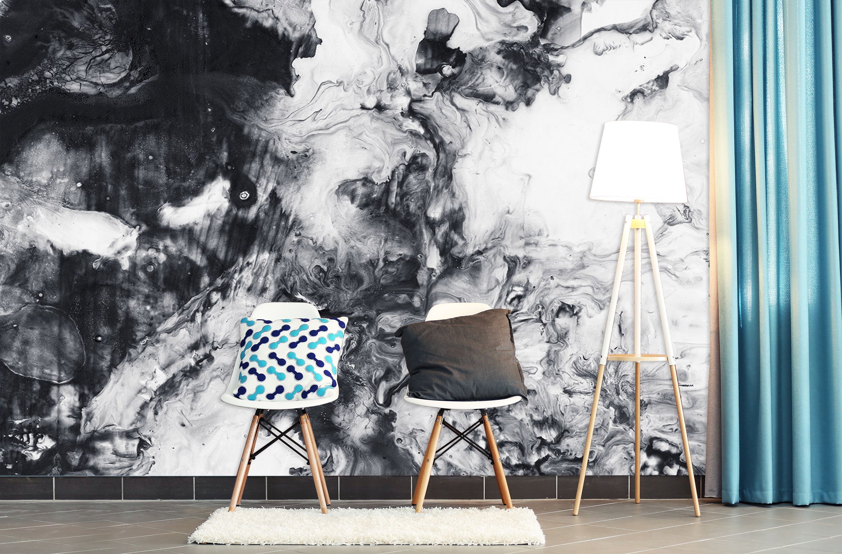 3D Black White Abstraction 658 Wallpaper AJ Wallpaper 2