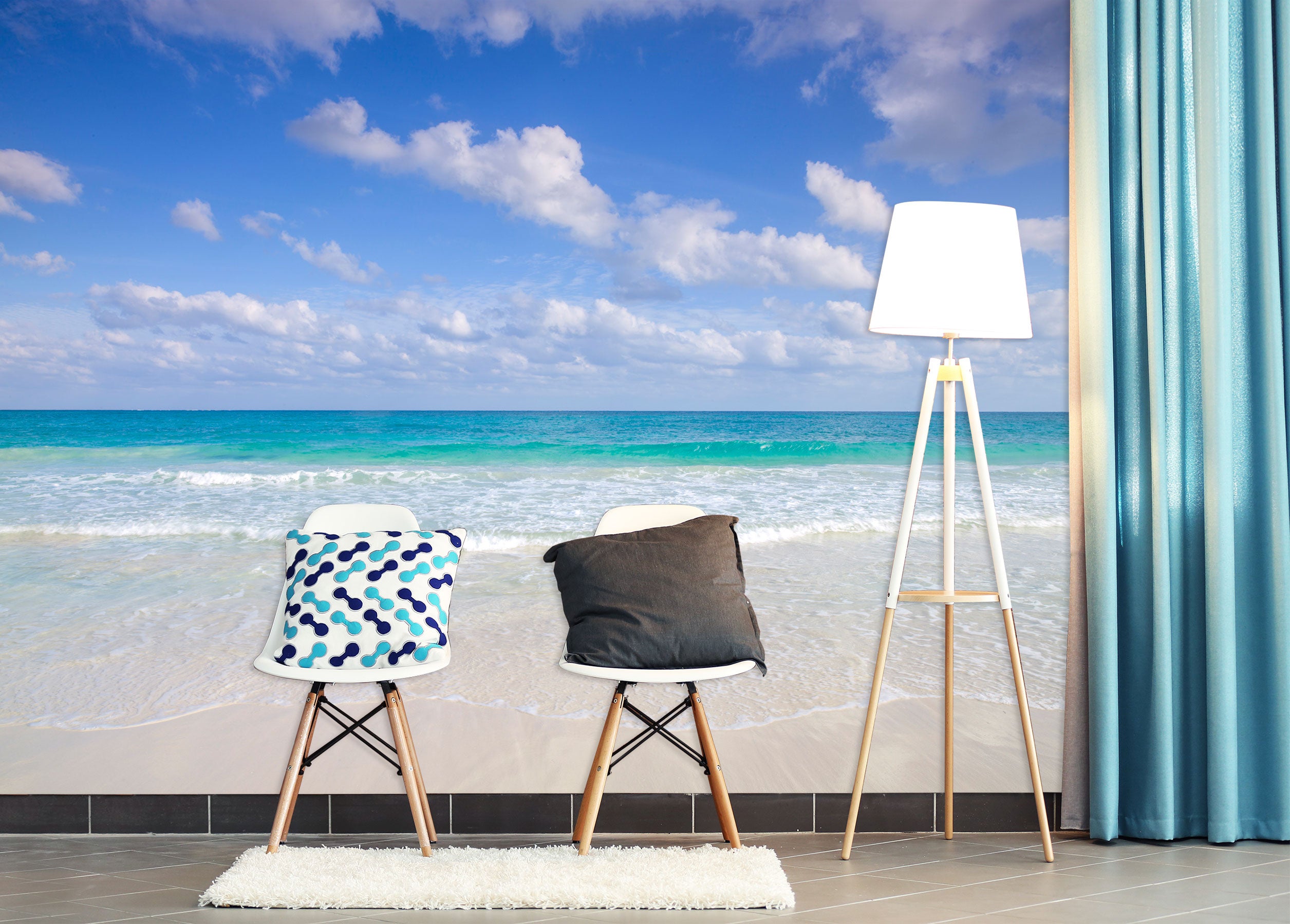 3D Beach Waves 6238 Assaf Frank Wall Mural Wall Murals