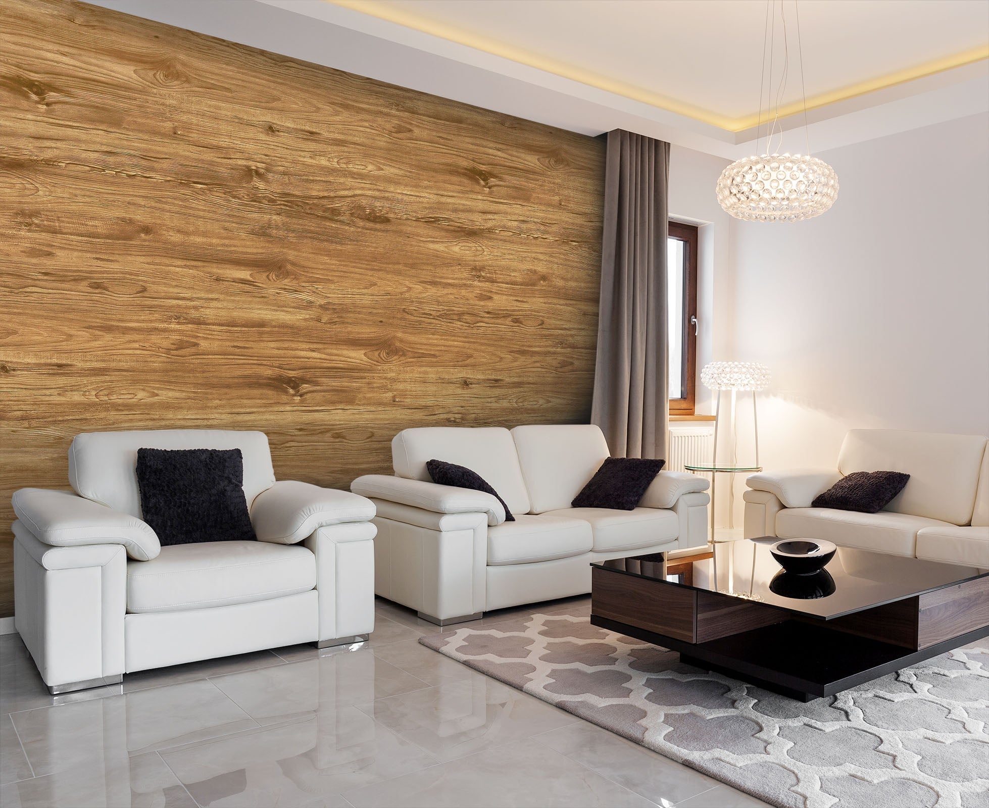 3D Wood Plank Texture 07 Wall Murals Wallpaper AJ Wallpaper 2