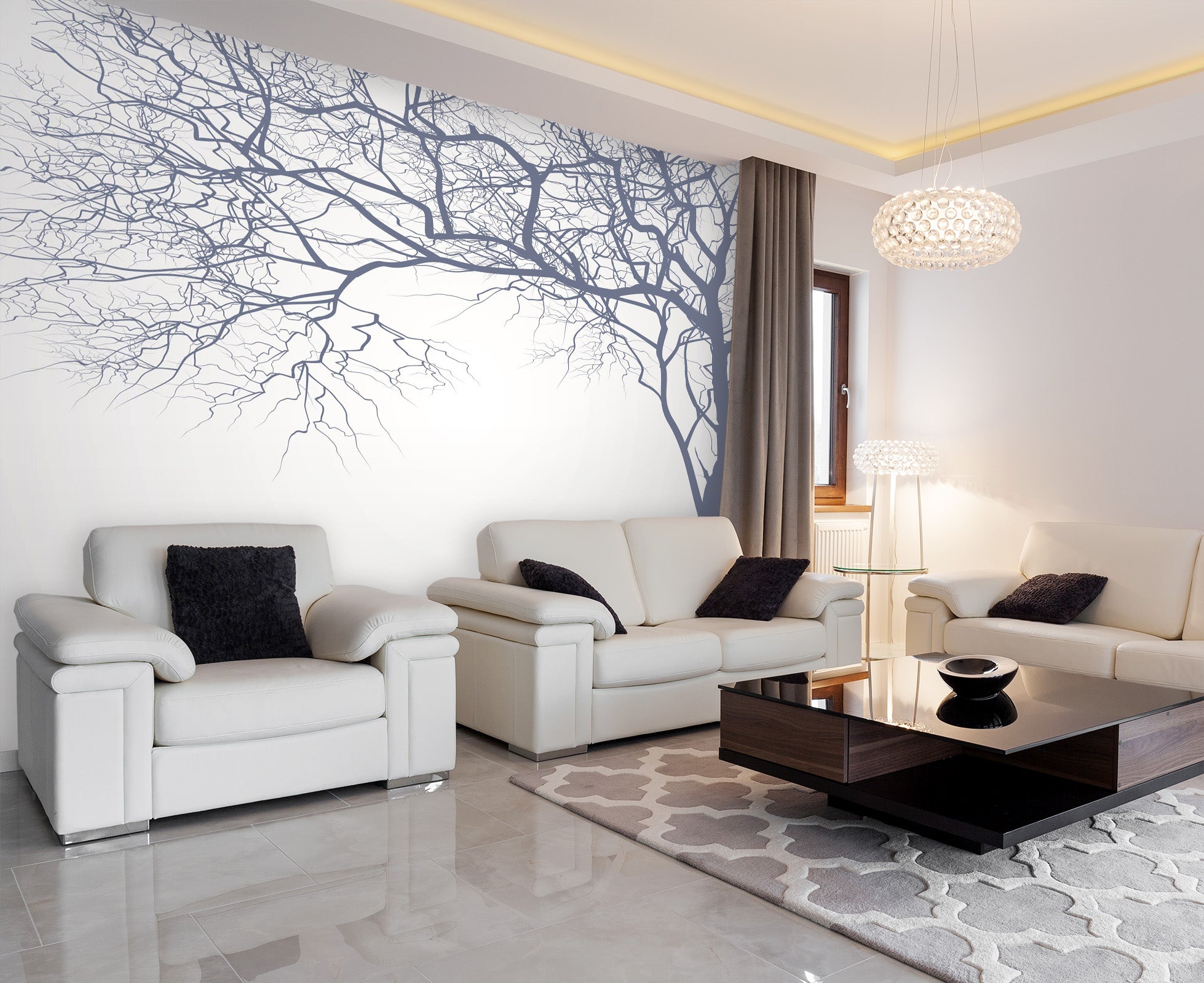 3D Dead Tree 1410 Wall Murals
