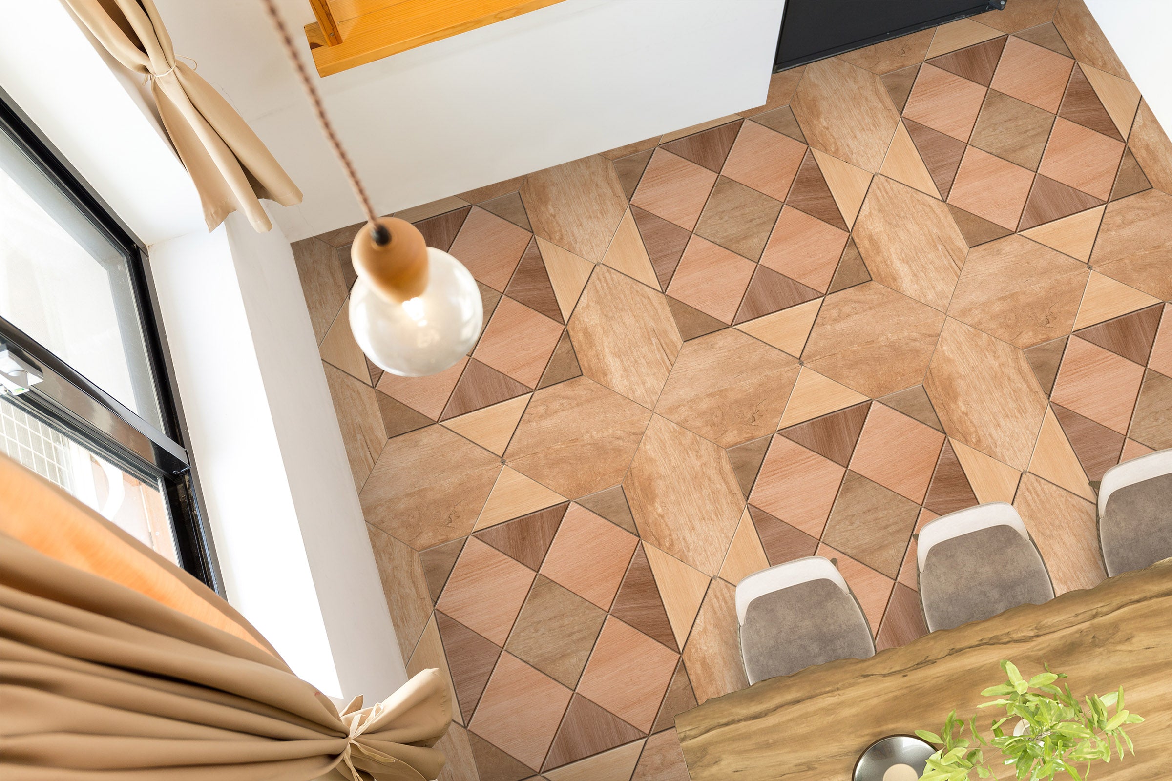 3D Elegant Brown Pattern 717 Floor Mural Wallpaper Murals Rug & Mat Print Epoxy waterproof bath floor