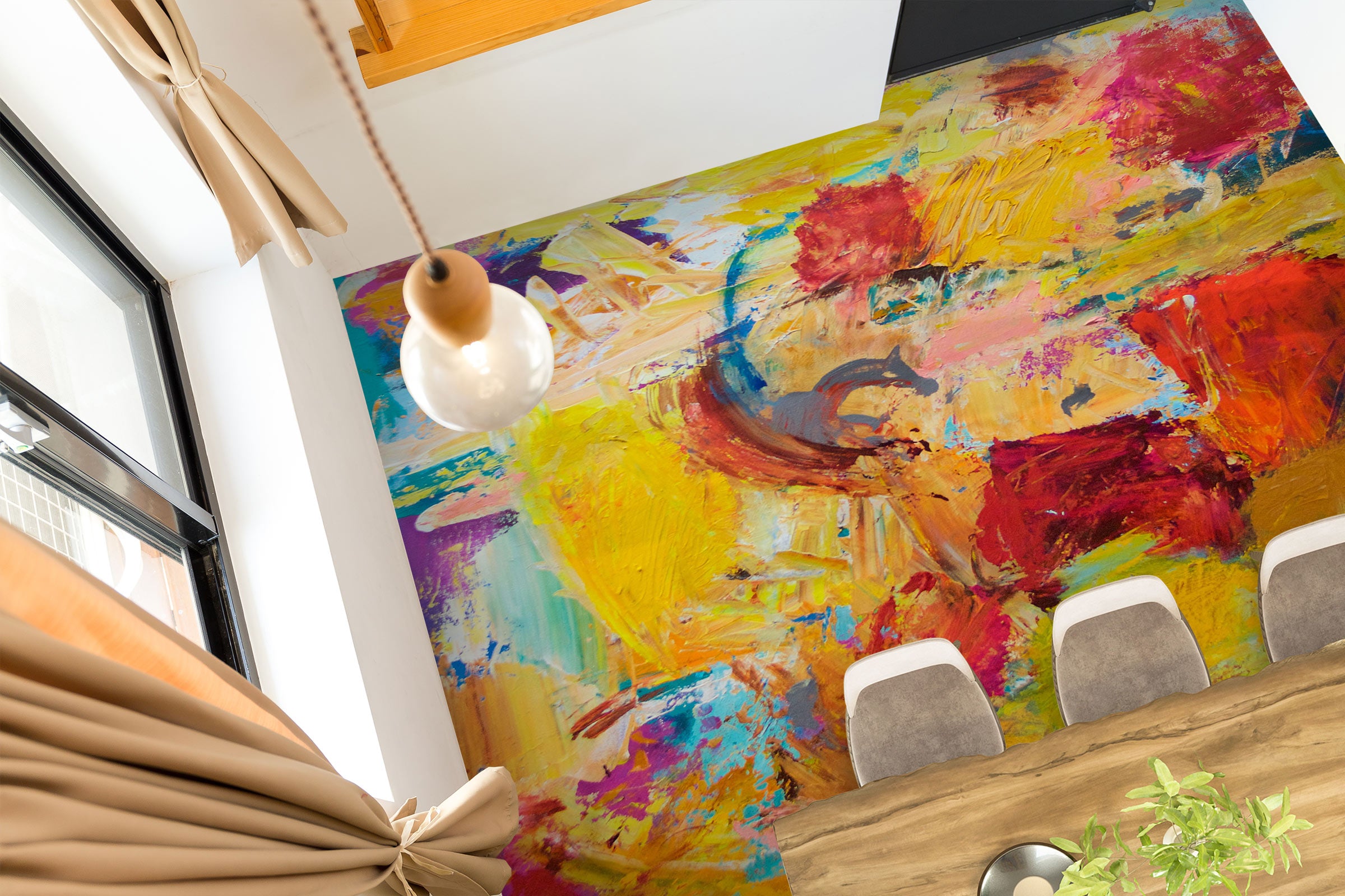 3D Pigment Pattern 9657 Allan P. Friedlander Floor Mural Wallpaper Murals Self-Adhesive Removable Print Epoxy