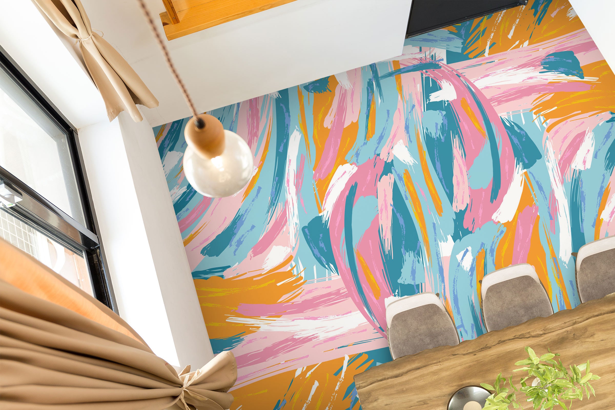 3D Pretty Oil Painting 1157 Floor Mural Wallpaper Murals Self-Adhesive Removable Print Epoxy