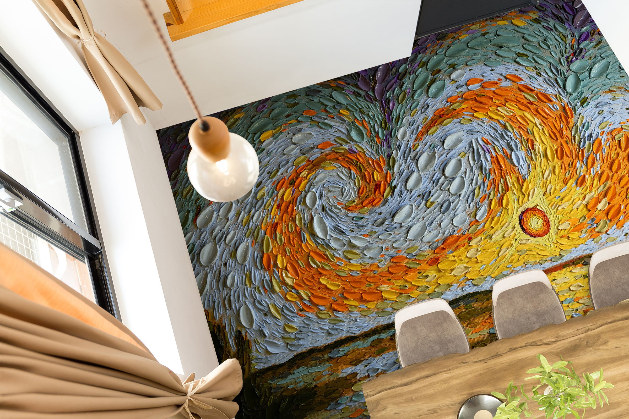 3D Sky Sunset Sun 102153 Dena Tollefson Floor Mural Wallpaper Murals Self-Adhesive Removable Print Epoxy