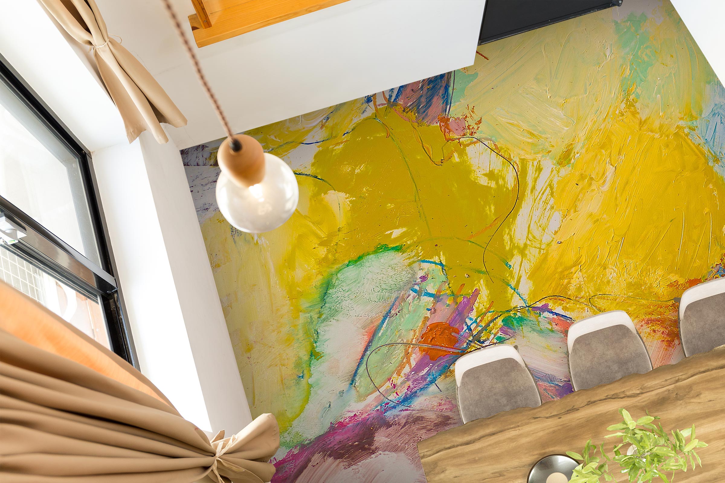 3D Colorful Pattern 9611 Allan P. Friedlander Floor Mural Wallpaper Murals Self-Adhesive Removable Print Epoxy