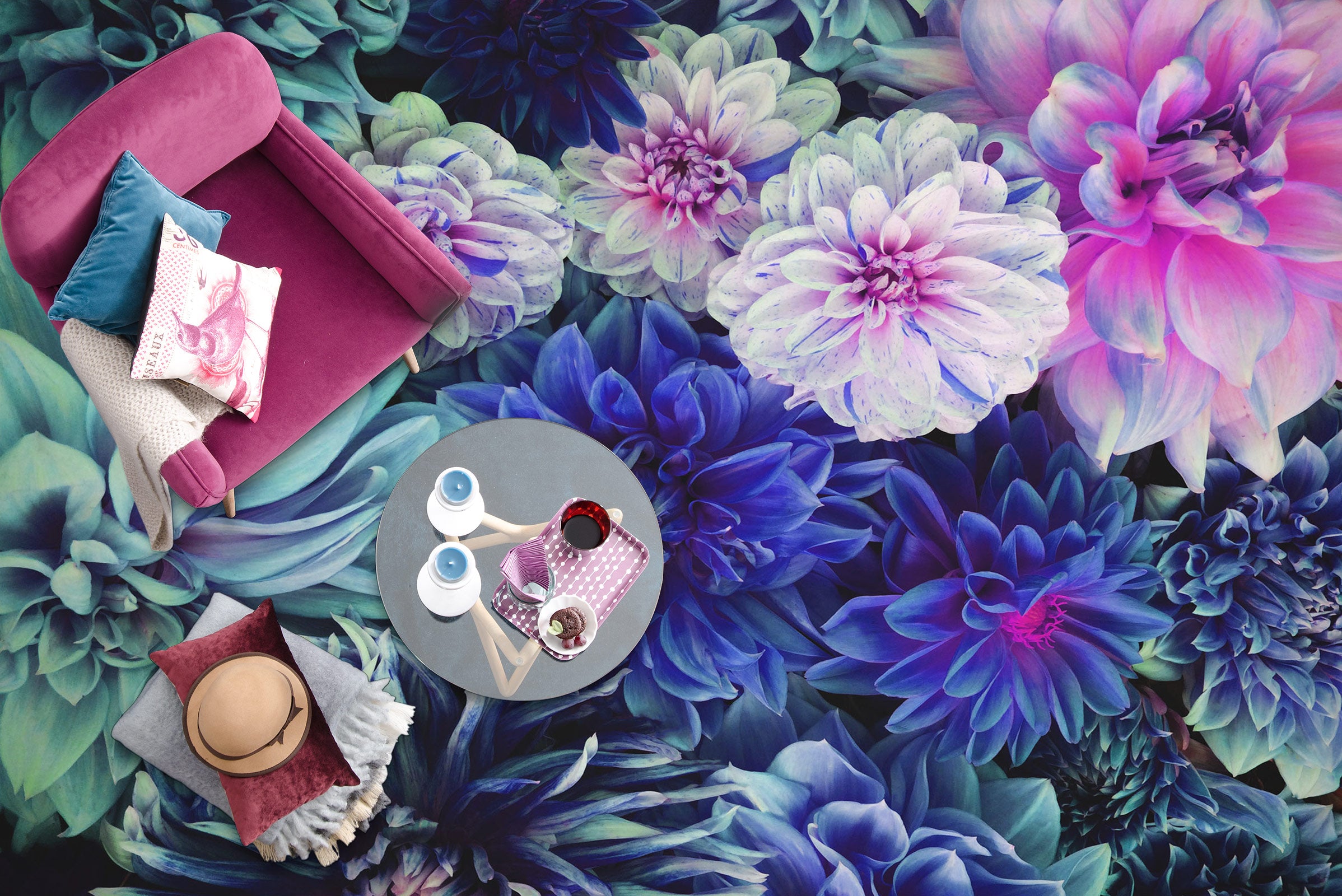 3D Psychedelic Chrysanthemum 457 Floor Mural Wallpaper Murals Rug & Mat Print Epoxy waterproof bath floor