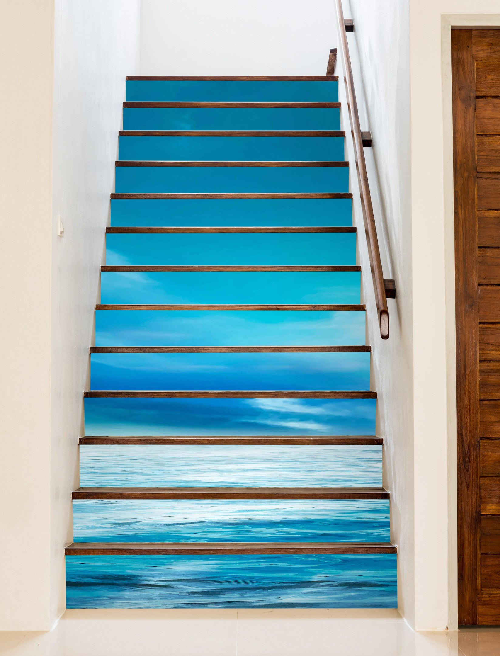 3D Blue Sea 463 Stair Risers