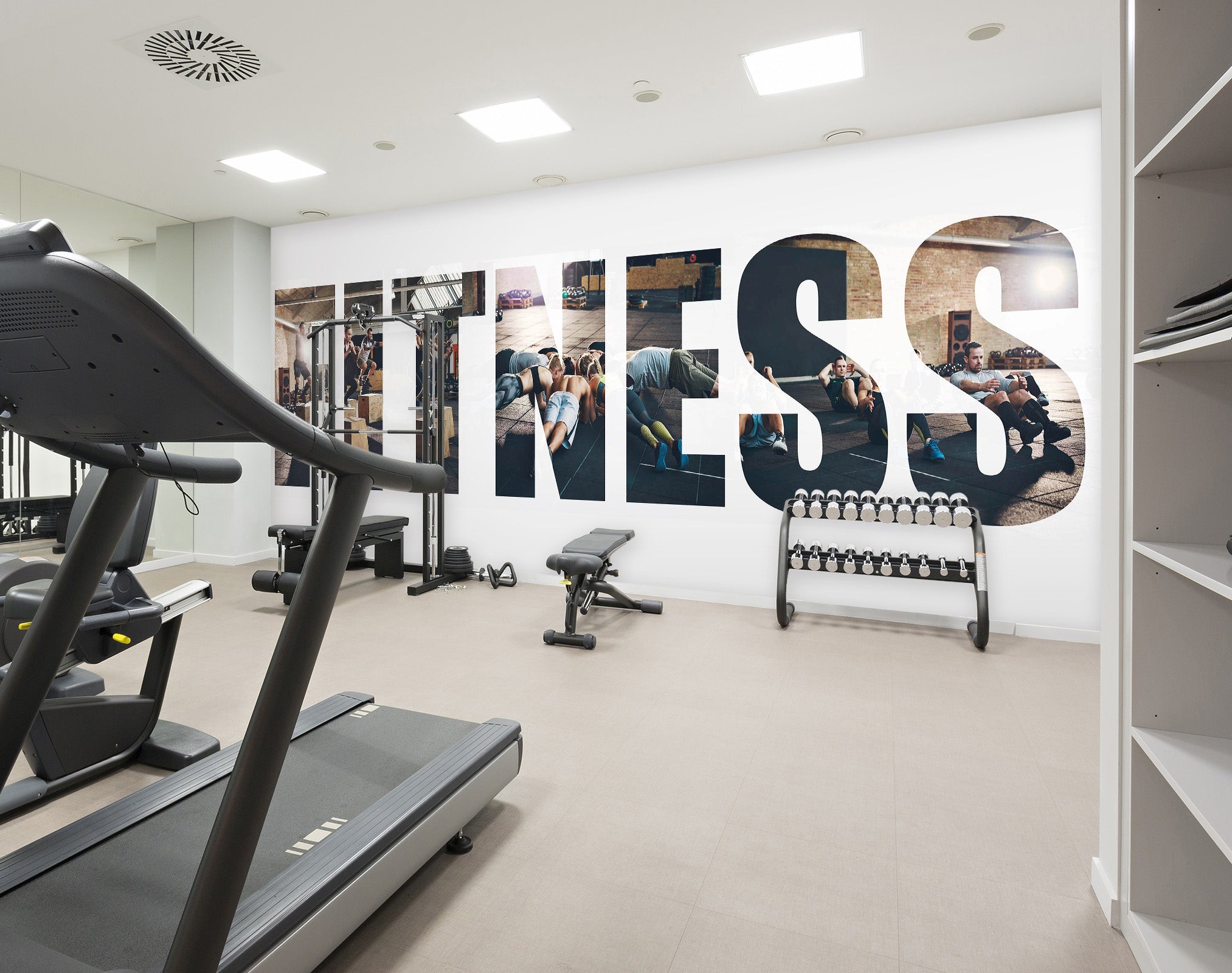 3D Fitness Letters 298 Wall Murals