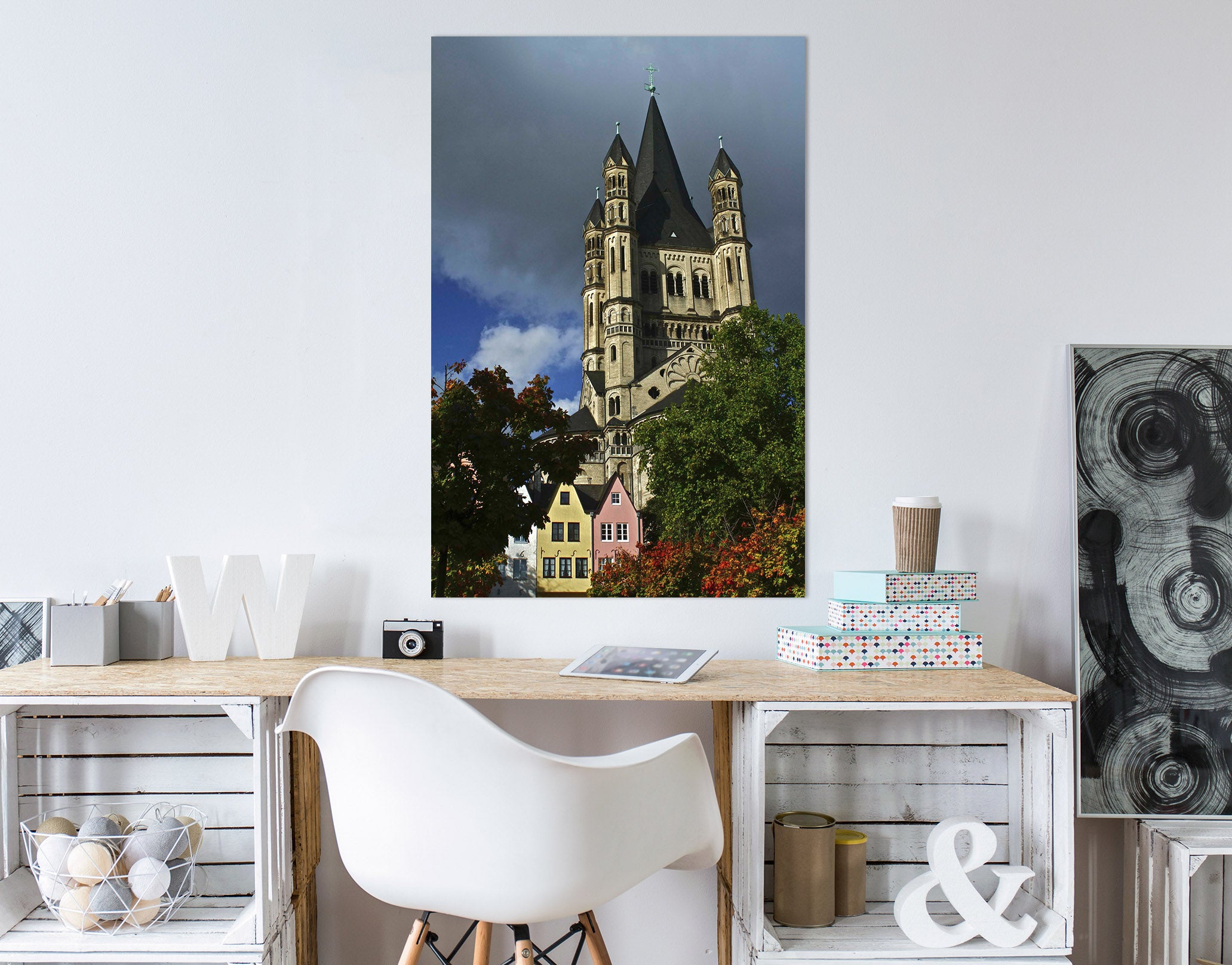 3D Hilltop Castle 042 Kathy Barefield Wall Sticker