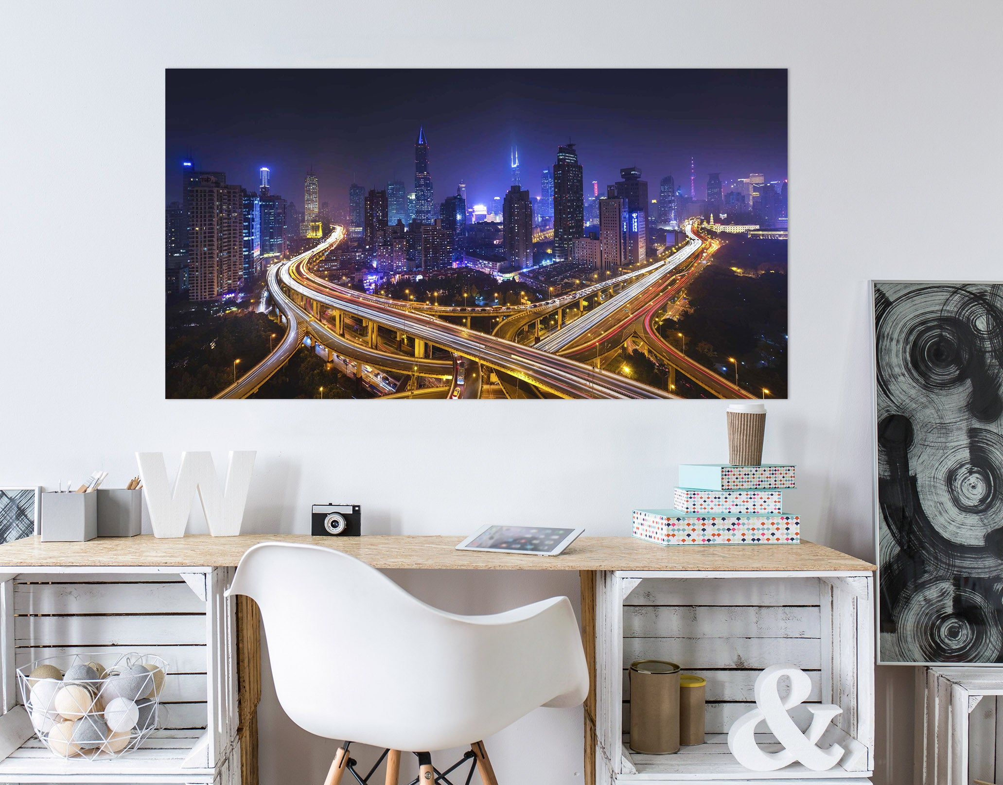 3D Lights Street 126 Marco Carmassi Wall Sticker