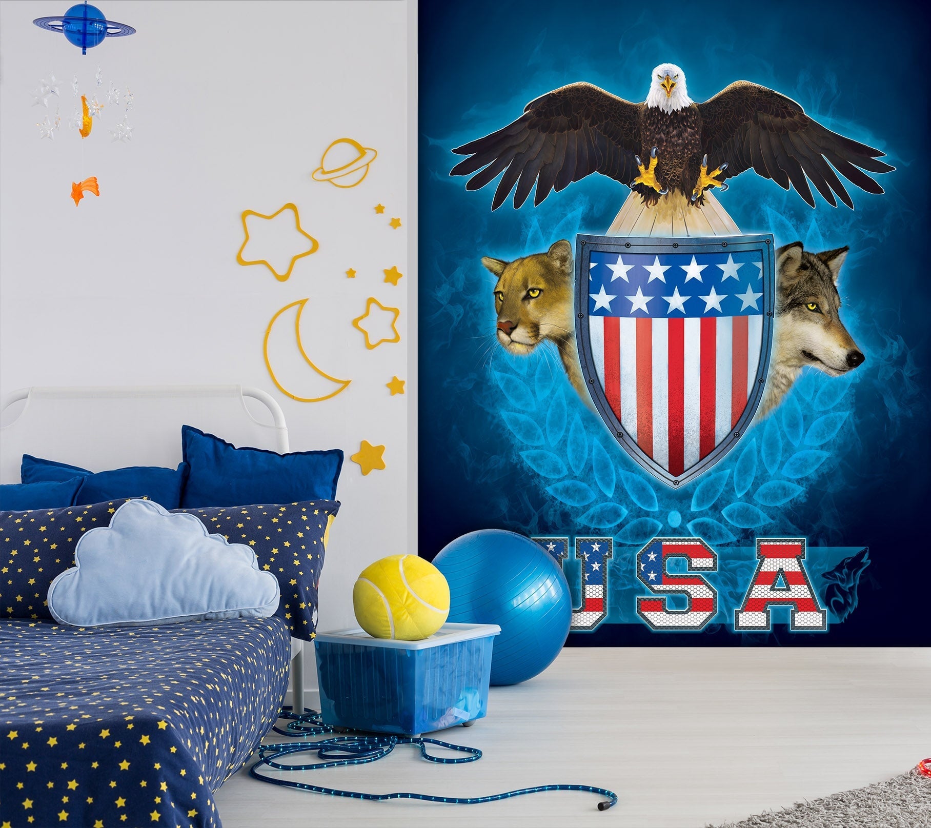 3D USA Trinity 1567 Wall Murals Exclusive Designer Vincent Wallpaper AJ Wallpaper