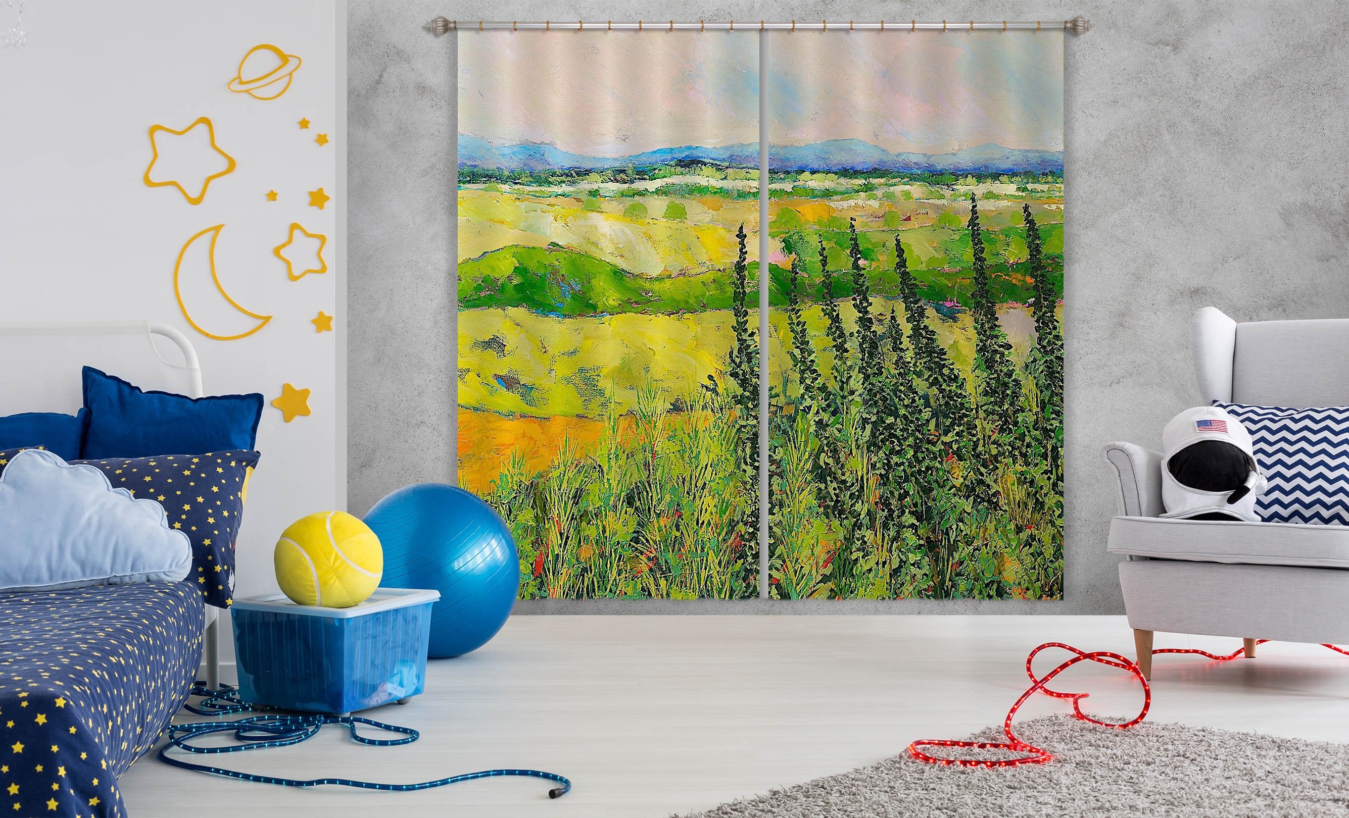 3D Beautiful Forest 157 Allan P. Friedlander Curtain Curtains Drapes Wallpaper AJ Wallpaper