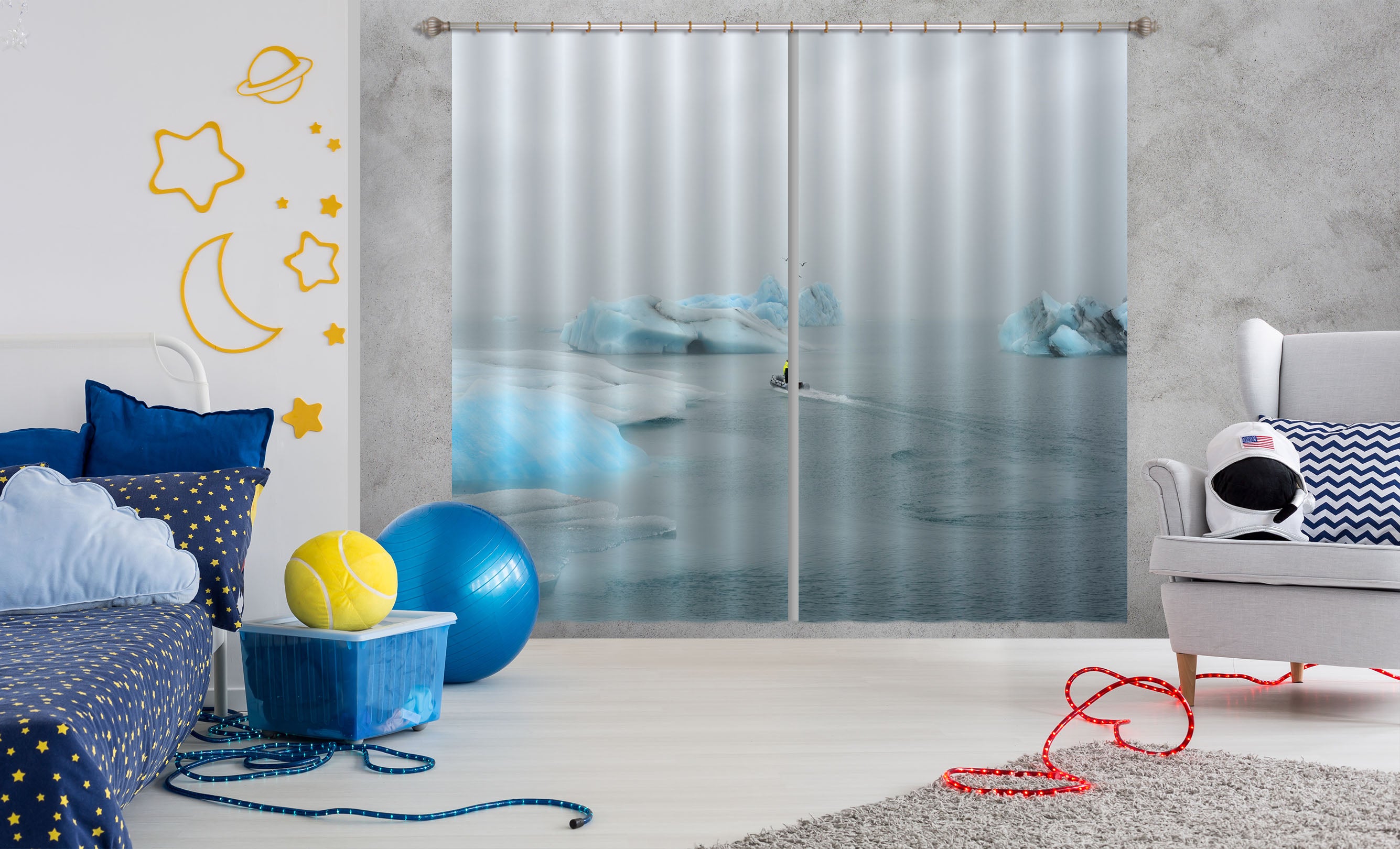 3D Iceland 130 Marco Carmassi Curtain Curtains Drapes