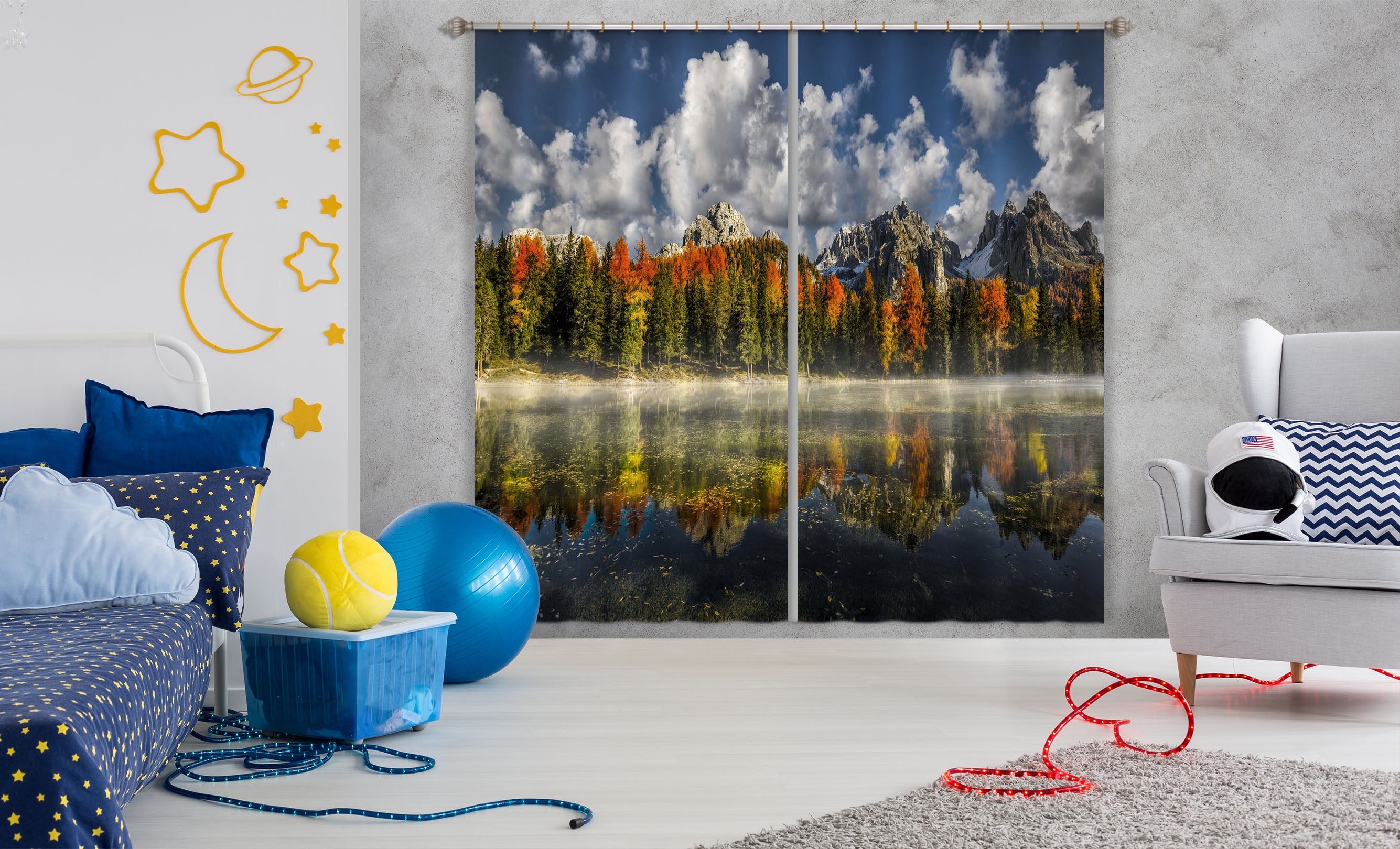 3D Valley River 135 Marco Carmassi Curtain Curtains Drapes