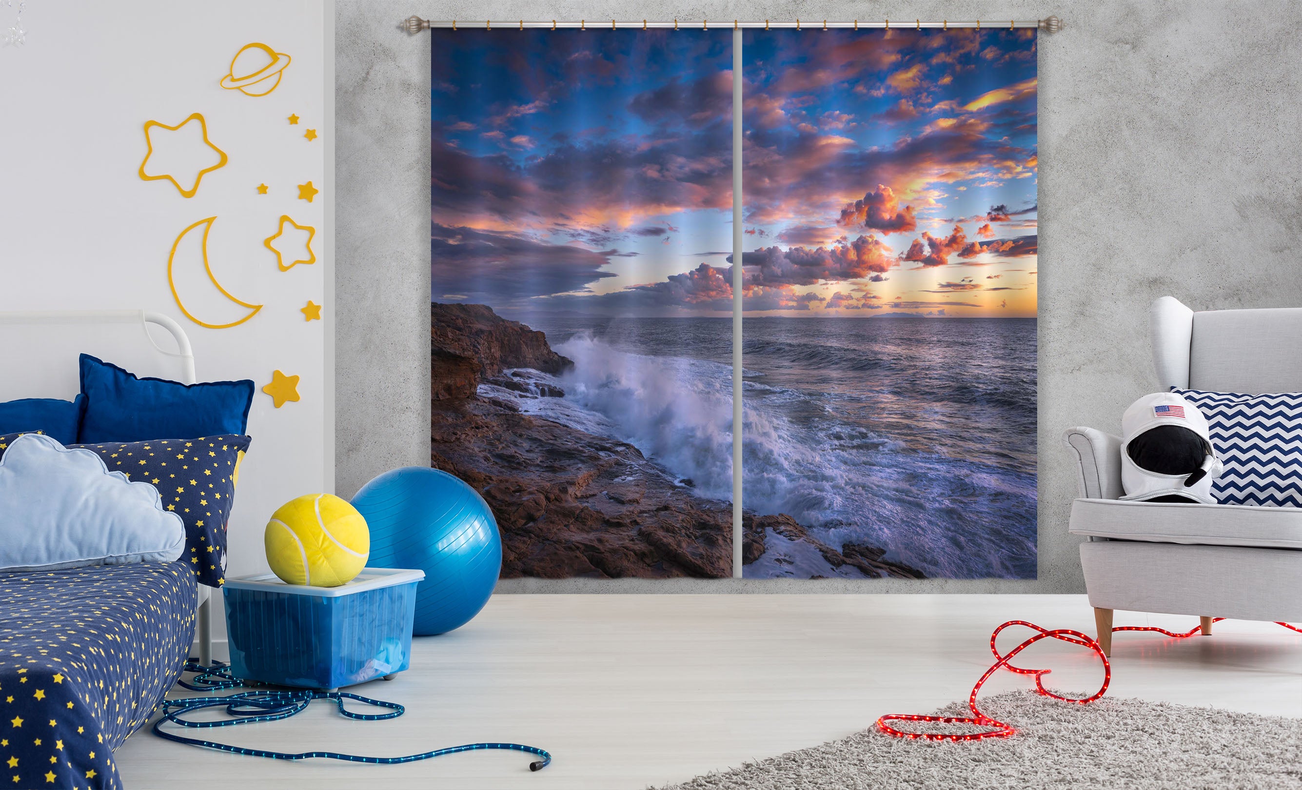 3D Stone River 176 Marco Carmassi Curtain Curtains Drapes