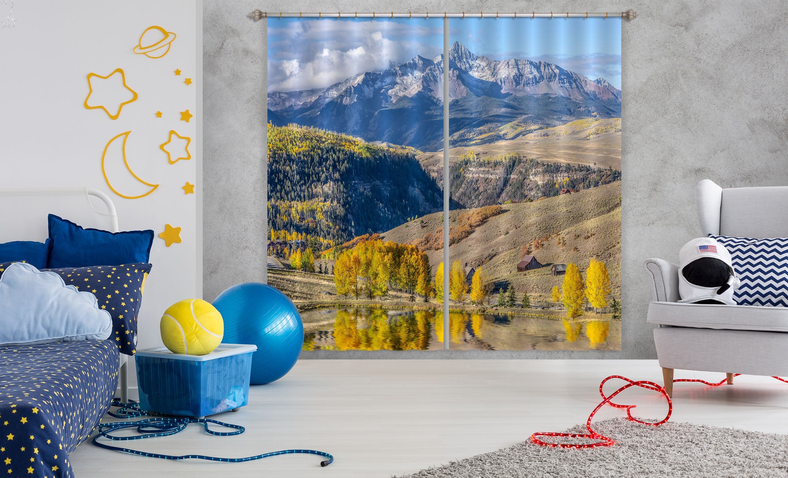 3D Autumn Colors 050 Marco Carmassi Curtain Curtains Drapes Wallpaper AJ Wallpaper