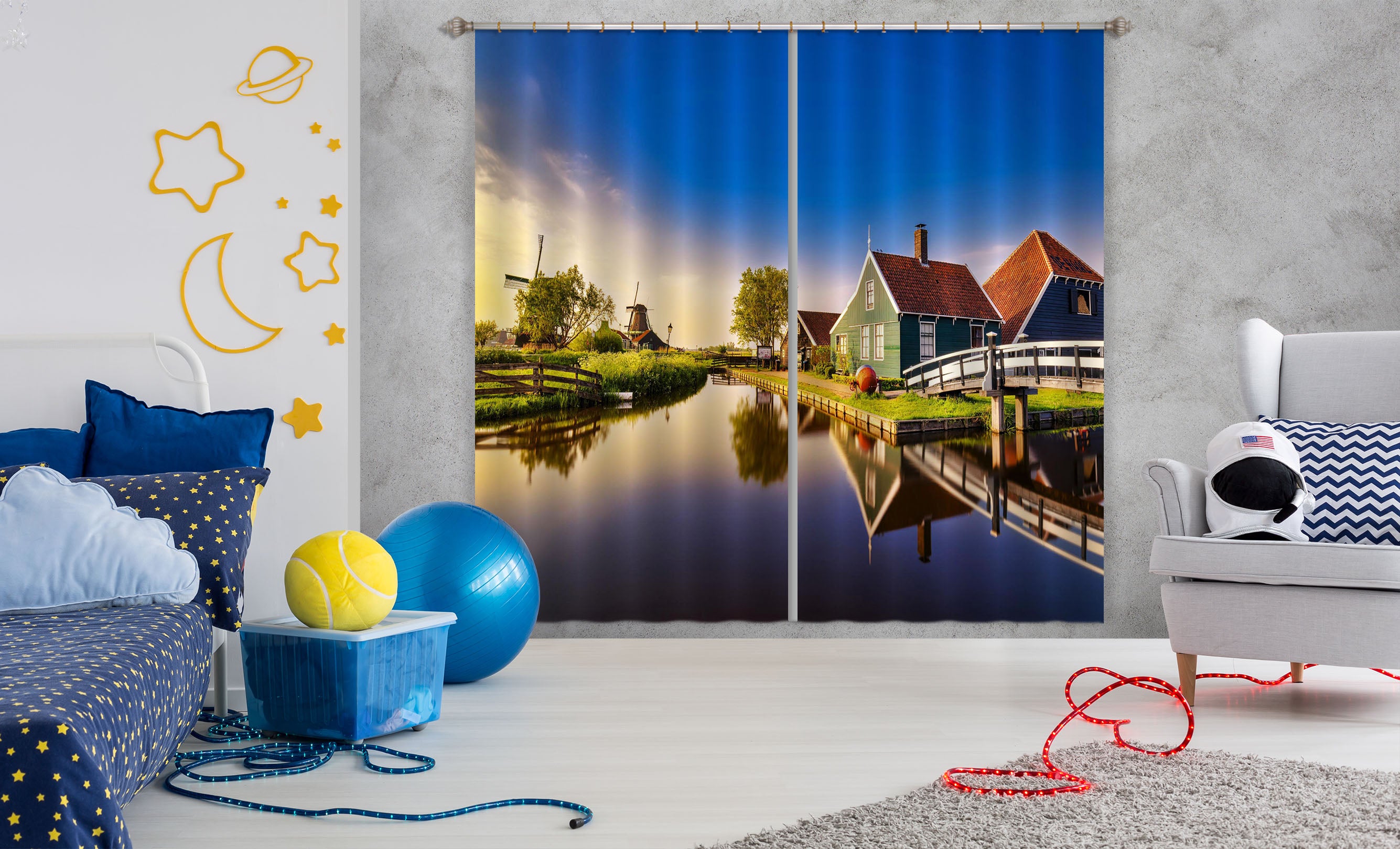 3D Lake Village 080 Marco Carmassi Curtain Curtains Drapes