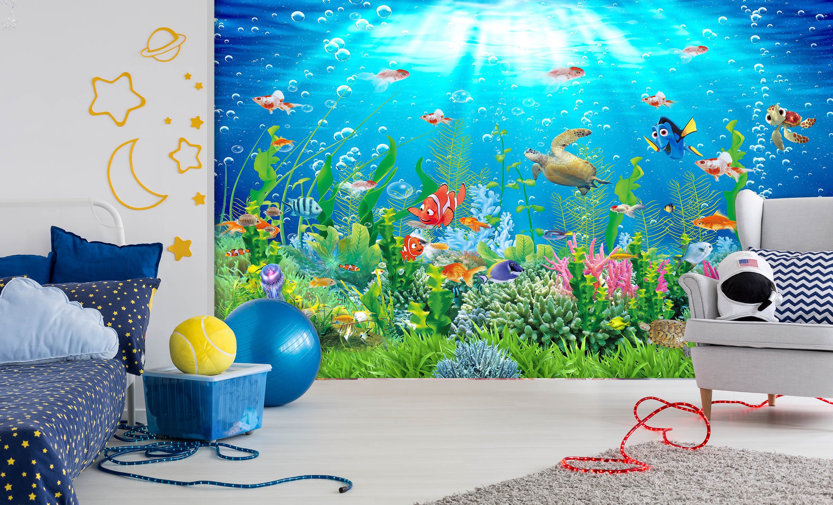 3D Underwater Park 1632 Wall Murals