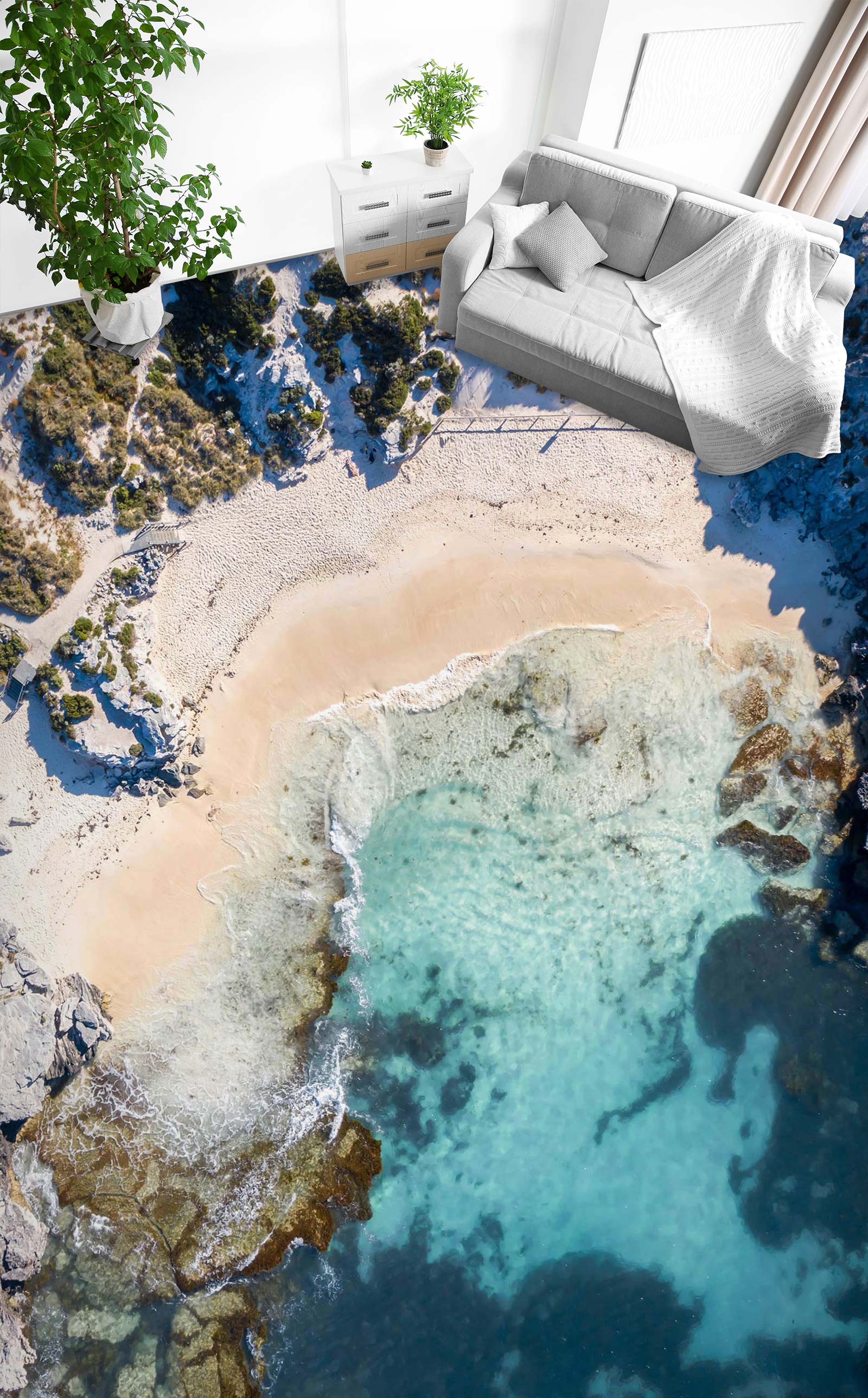 3D Melting Snow Scenery 498 Floor Mural Wallpaper Murals Rug & Mat Print Epoxy waterproof bath floor