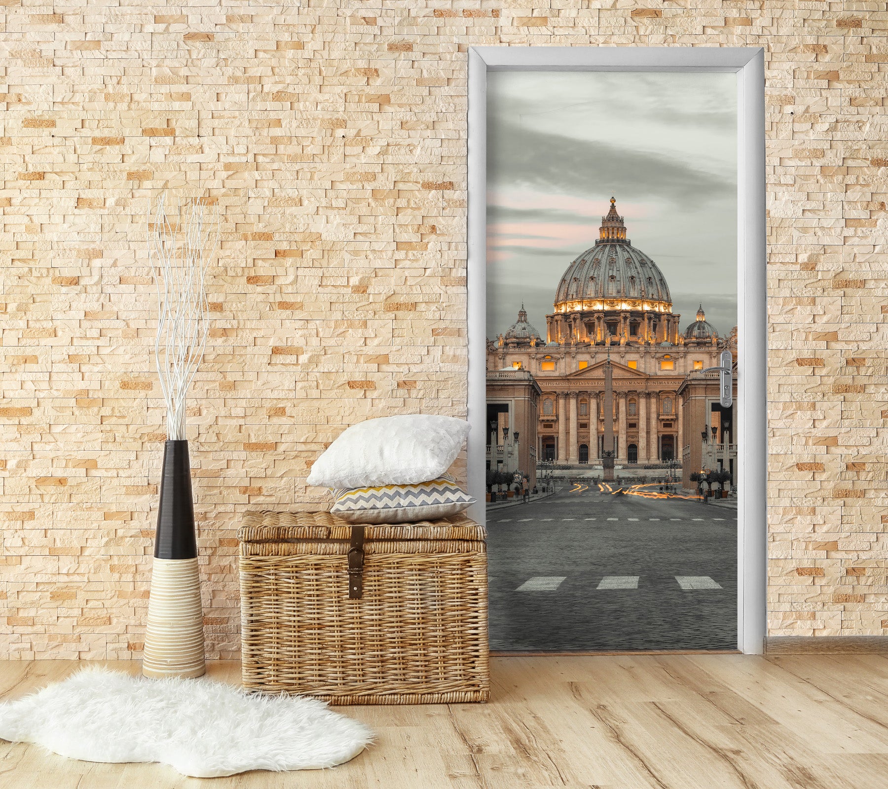 3D Building 10696 Assaf Frank Door Mural