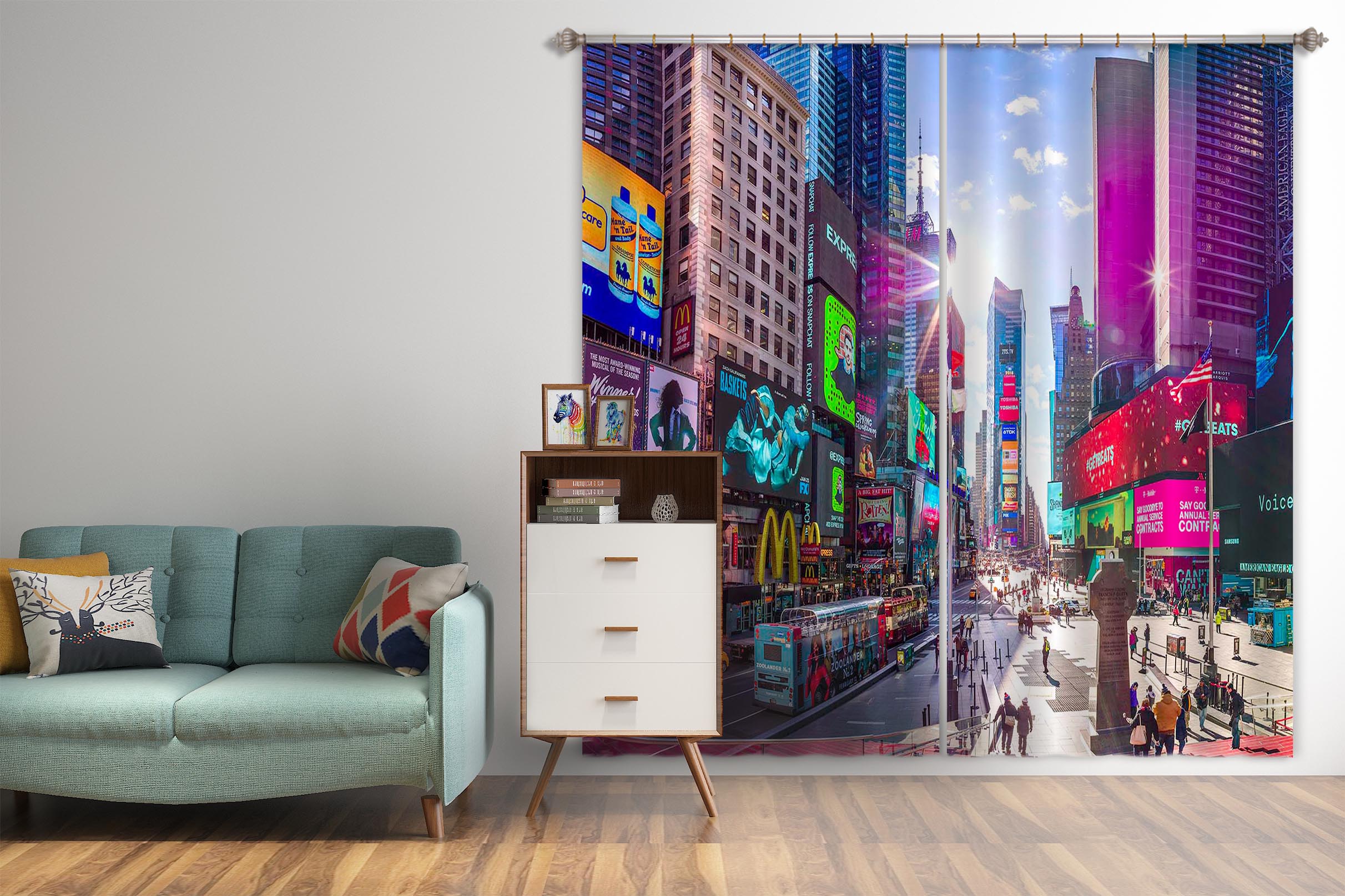 3D Street Advertising 012 Assaf Frank Curtain Curtains Drapes