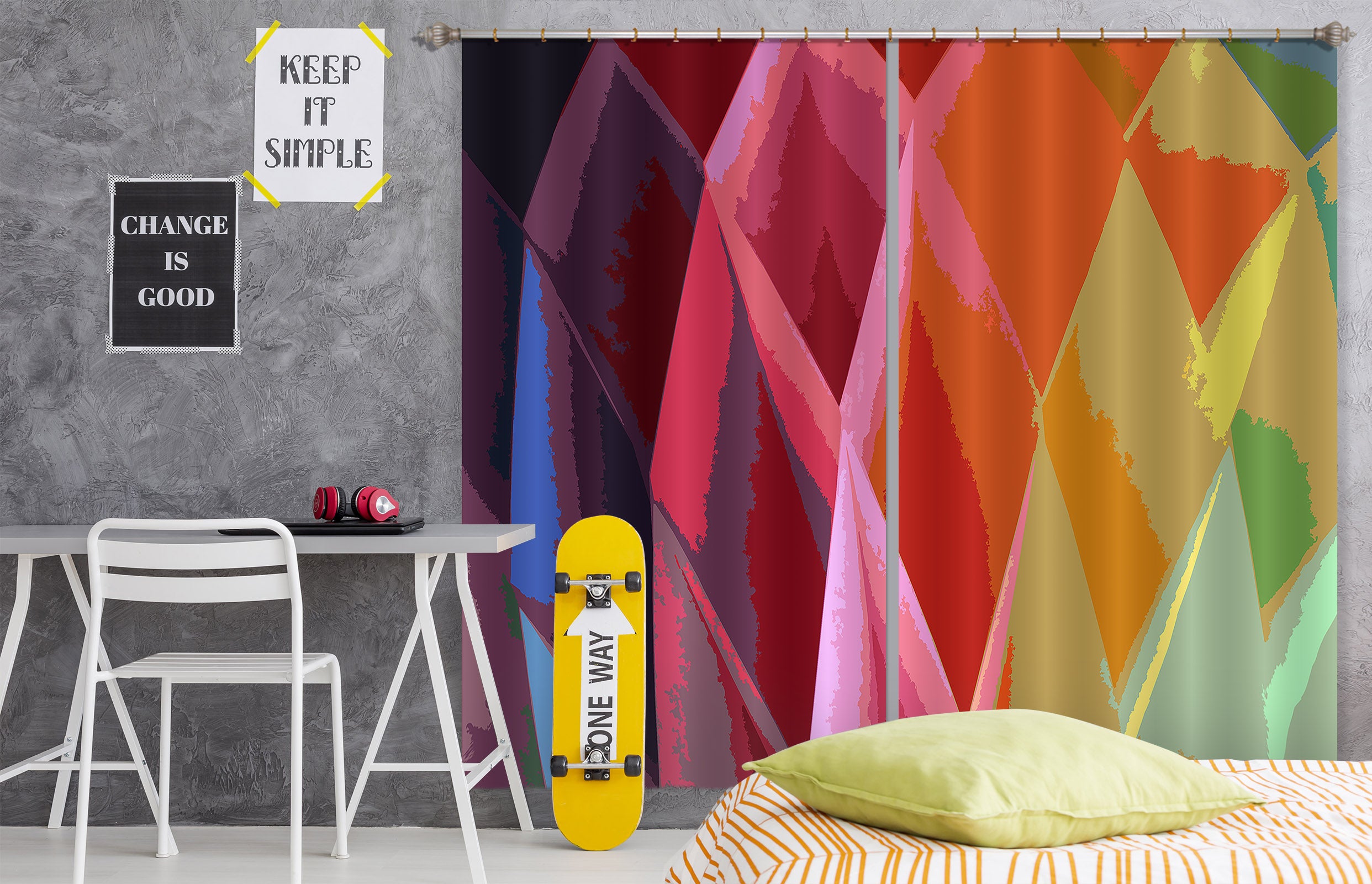 3D Color Pineapple 71047 Shandra Smith Curtain Curtains Drapes