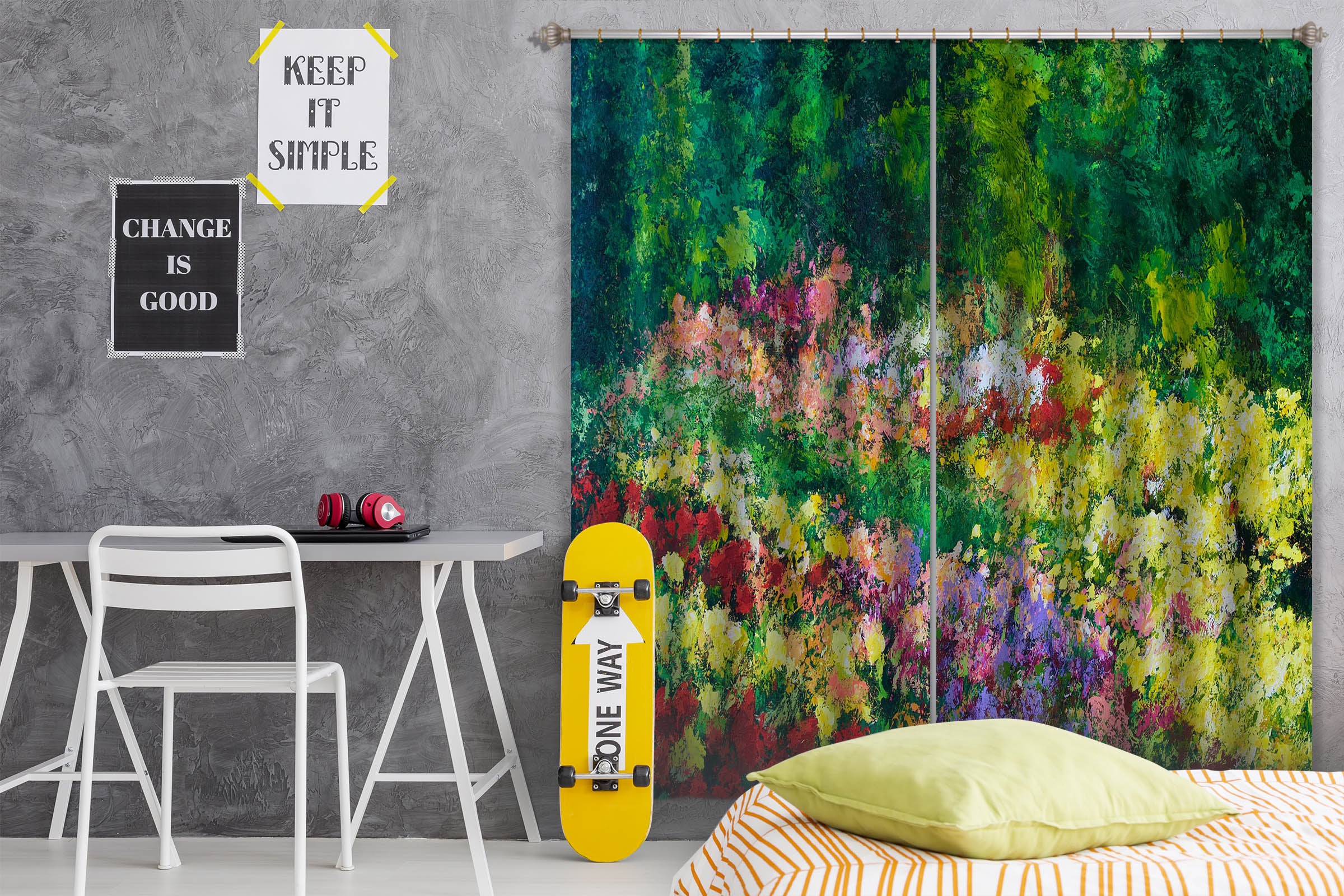 3D Forest Garden 192 Allan P. Friedlander Curtain Curtains Drapes