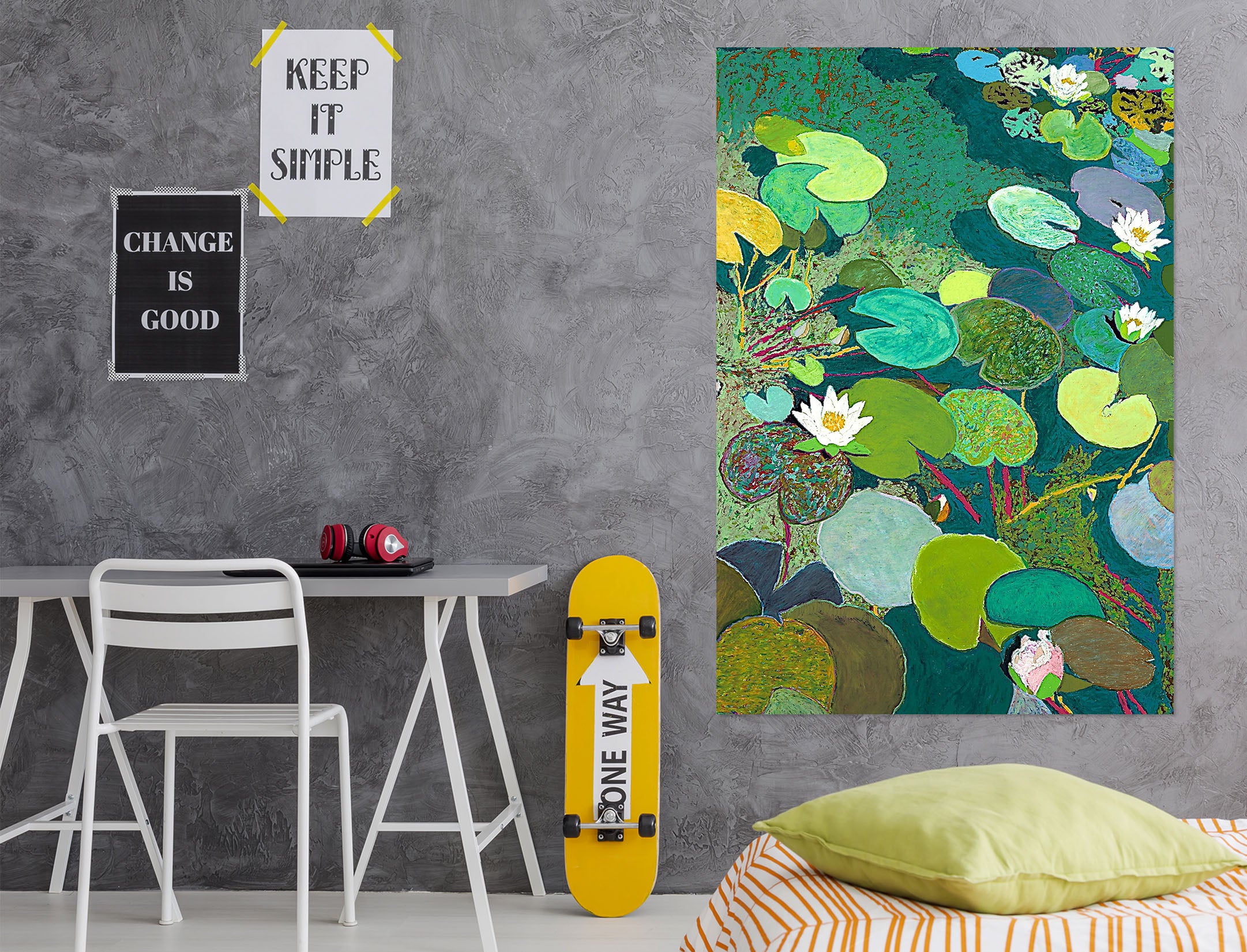 3D Lazy Pond 282 Allan P. Friedlander Wall Sticker