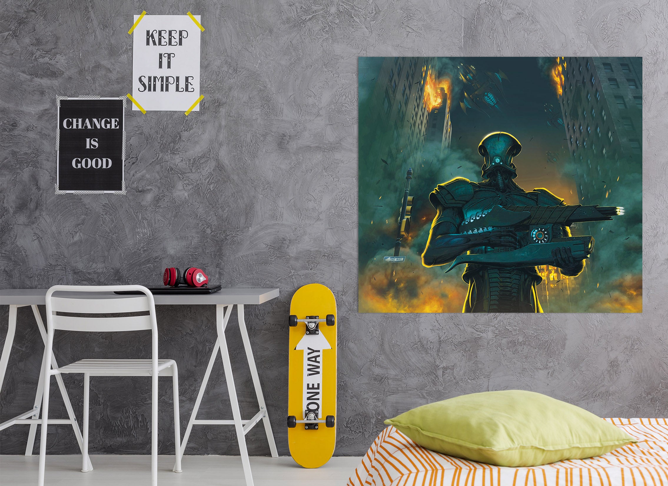 3D Invasion 045 Vincent Hie Wall Sticker