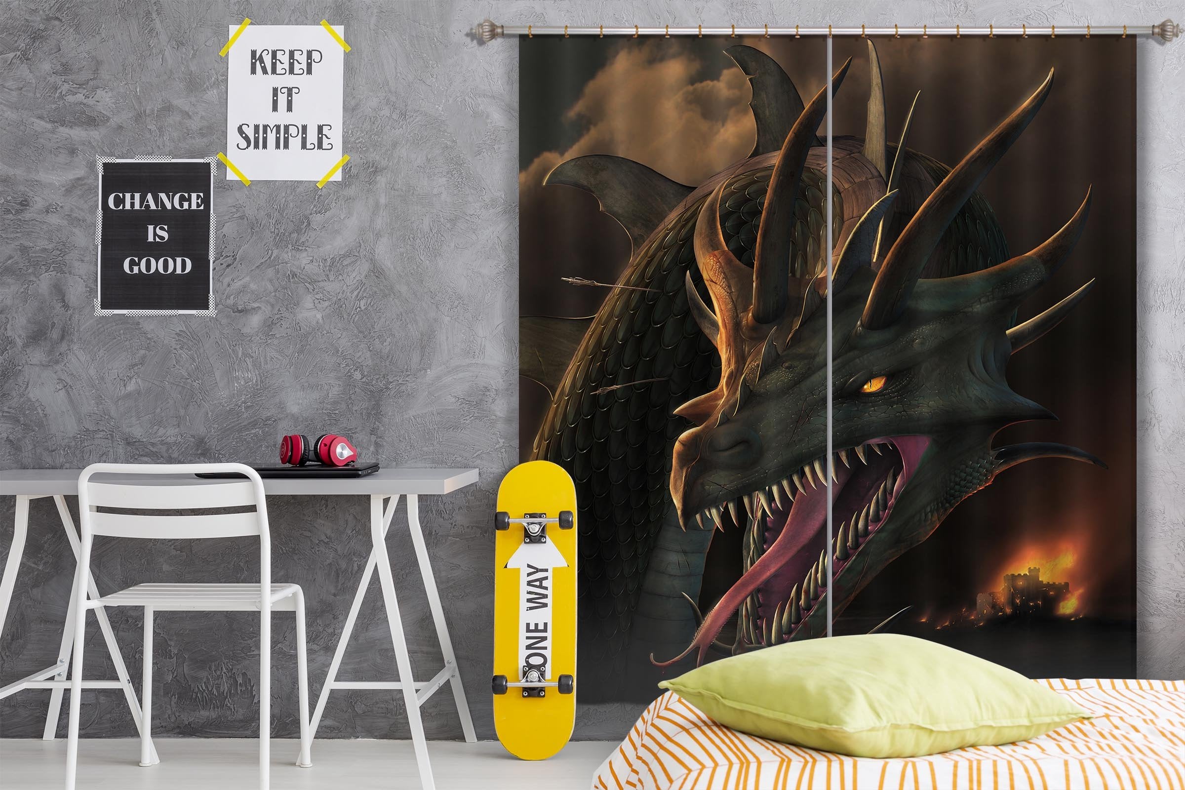 3D Annihilation 008 Vincent Hie Curtain Curtains Drapes Wallpaper AJ Wallpaper